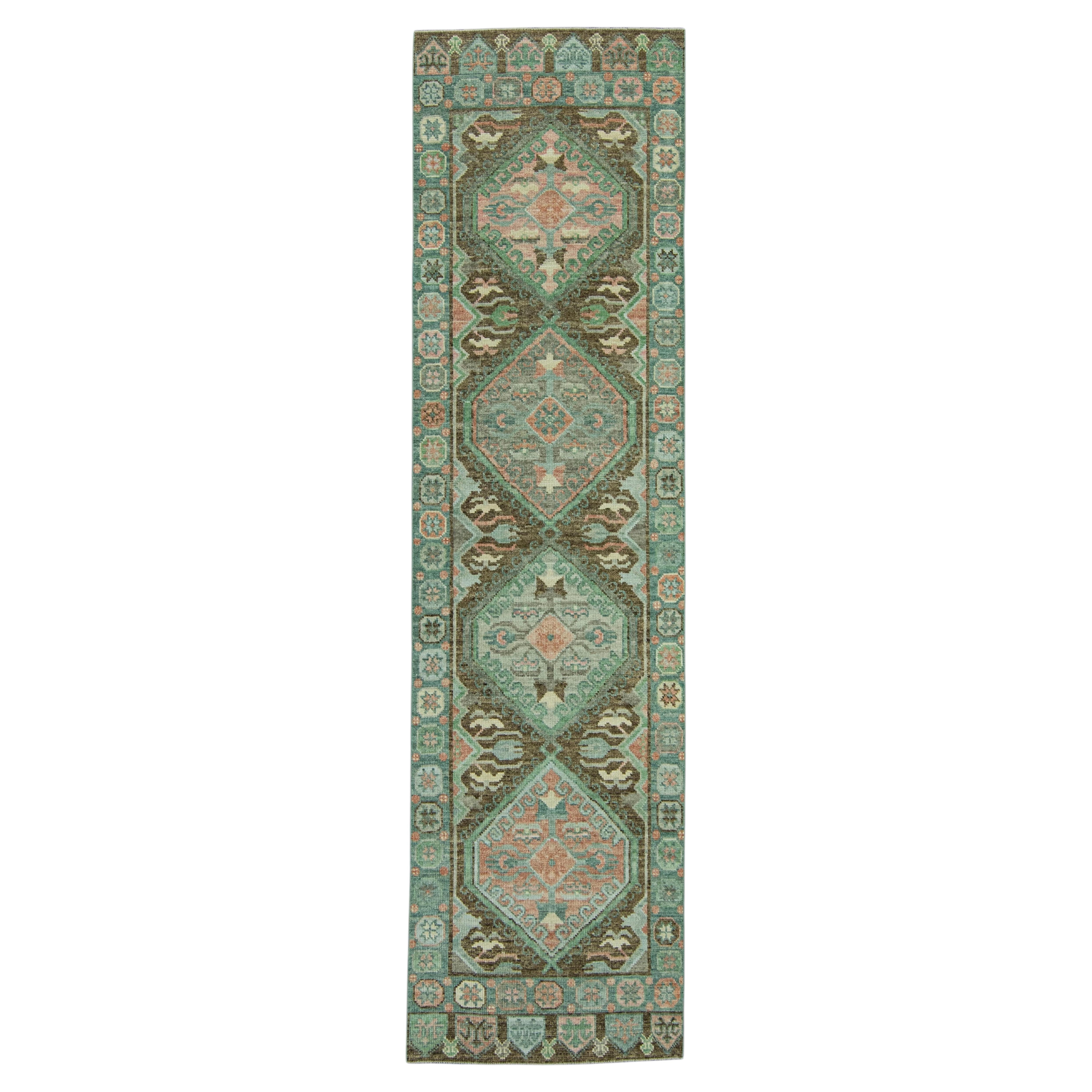 Turkish Oushak Rug 2'9" x 10'5" #20025