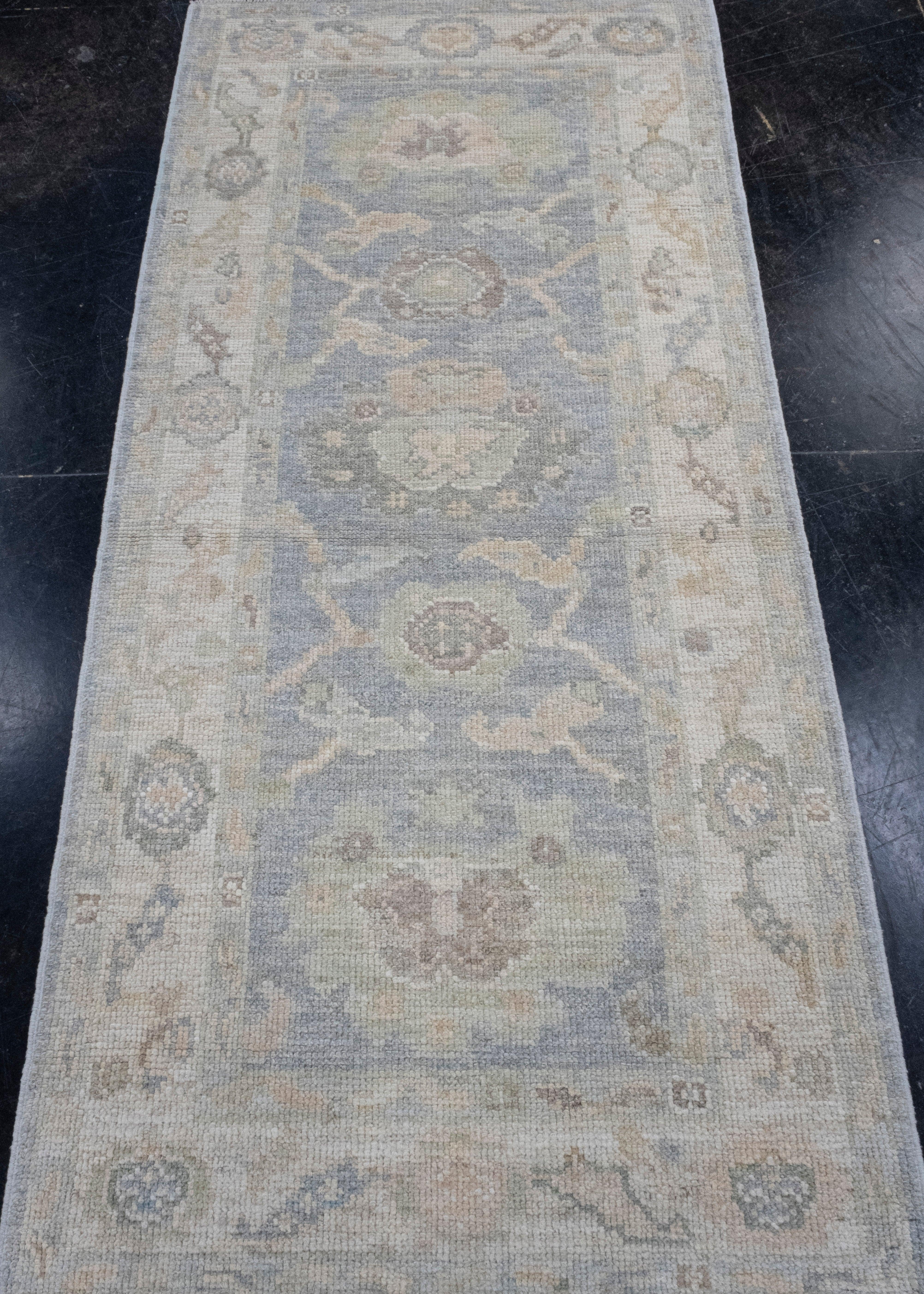 Turkish Oushak Rug 2'9