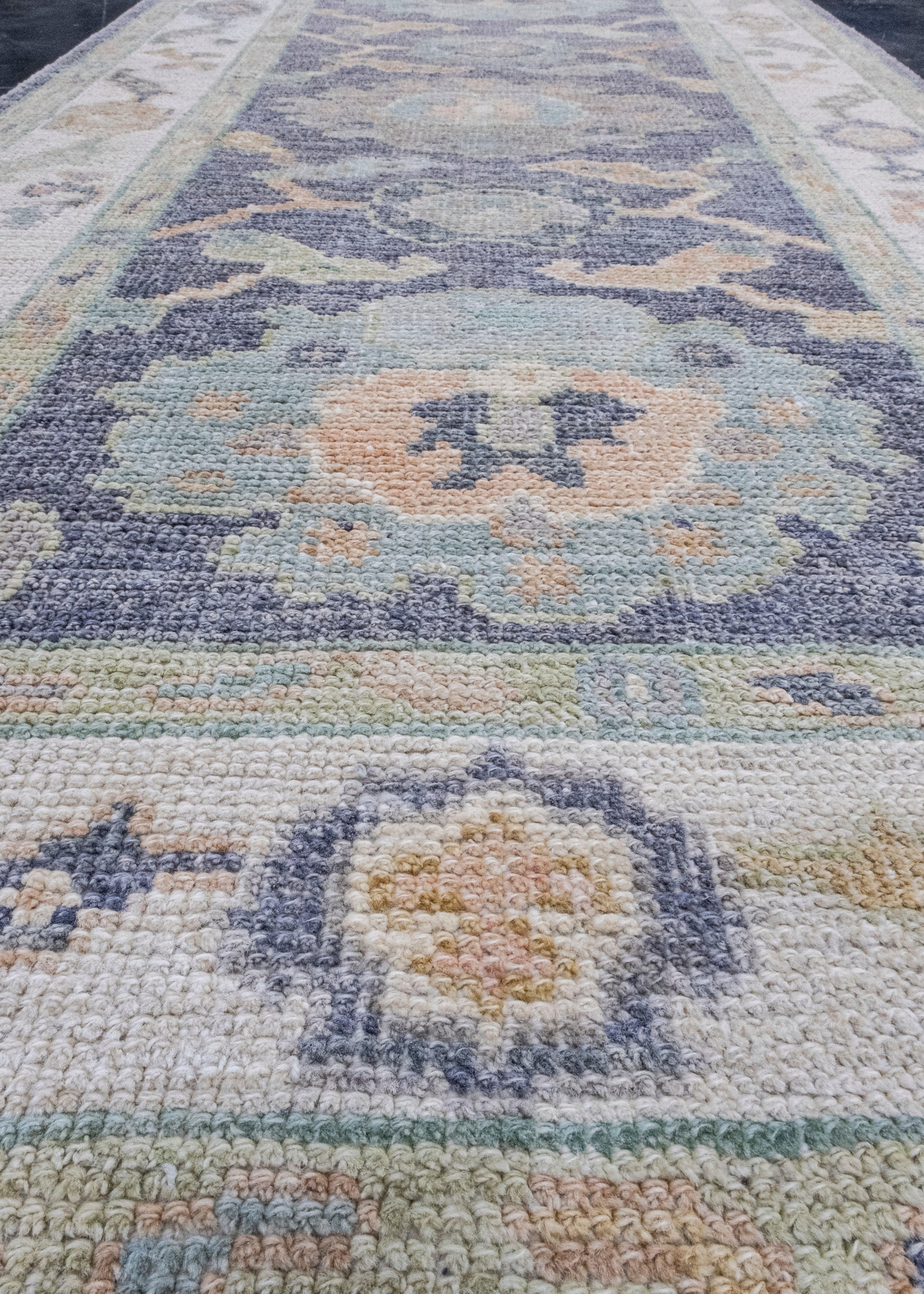 Turkish Oushak Rug 2'9