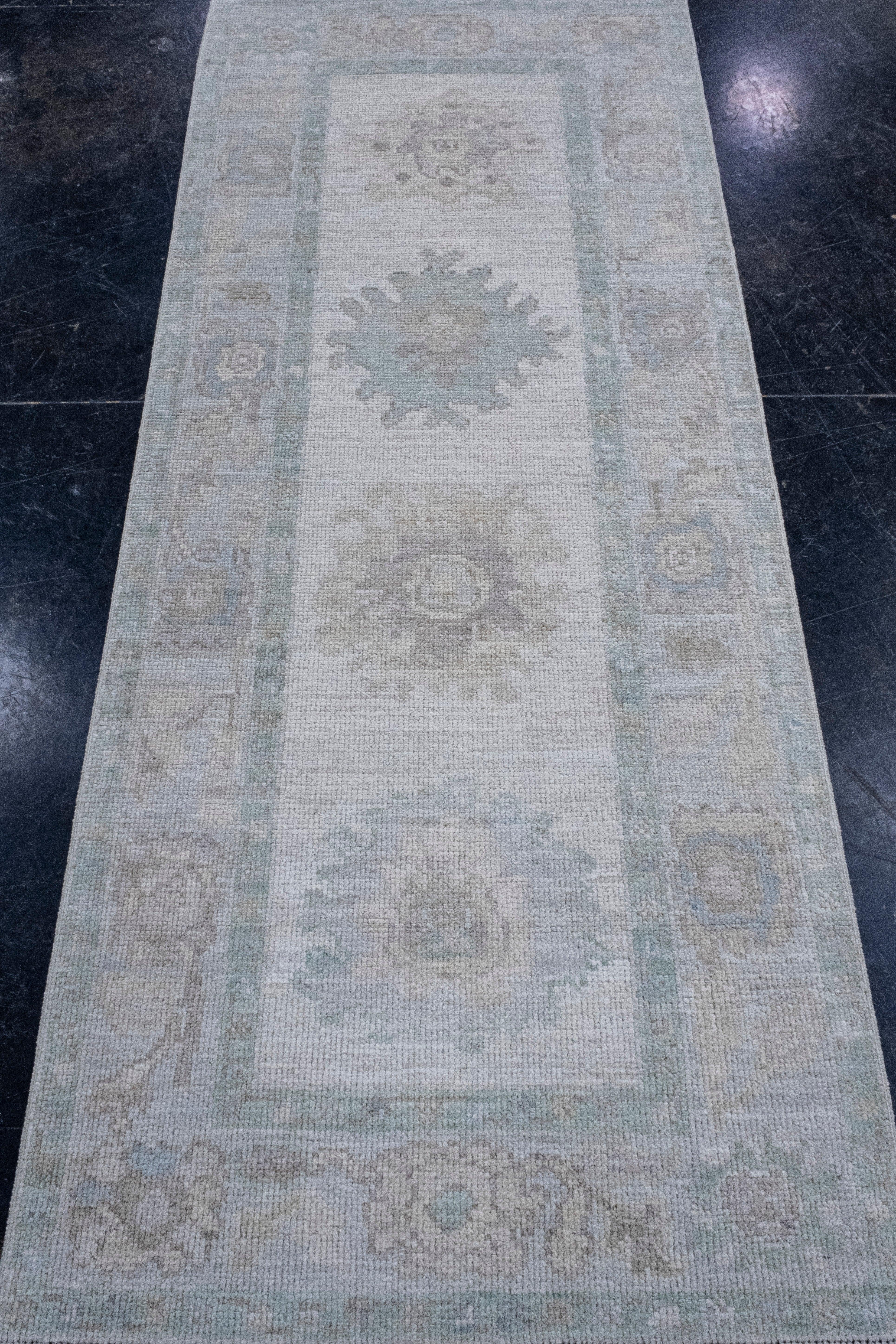 Alfombra turca Oushak 2'9