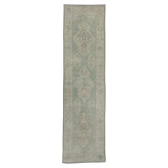 Turkish Oushak Rug 3' x 11' #17834