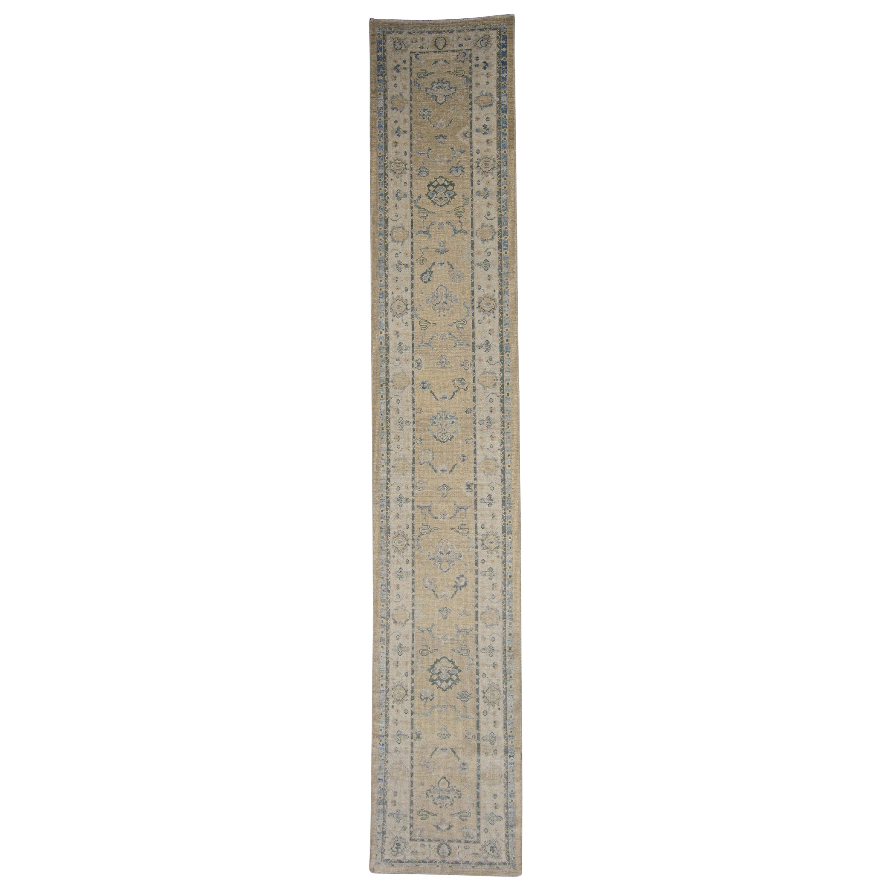Tappeto Oushak turco 3' x 16'9" #3192
