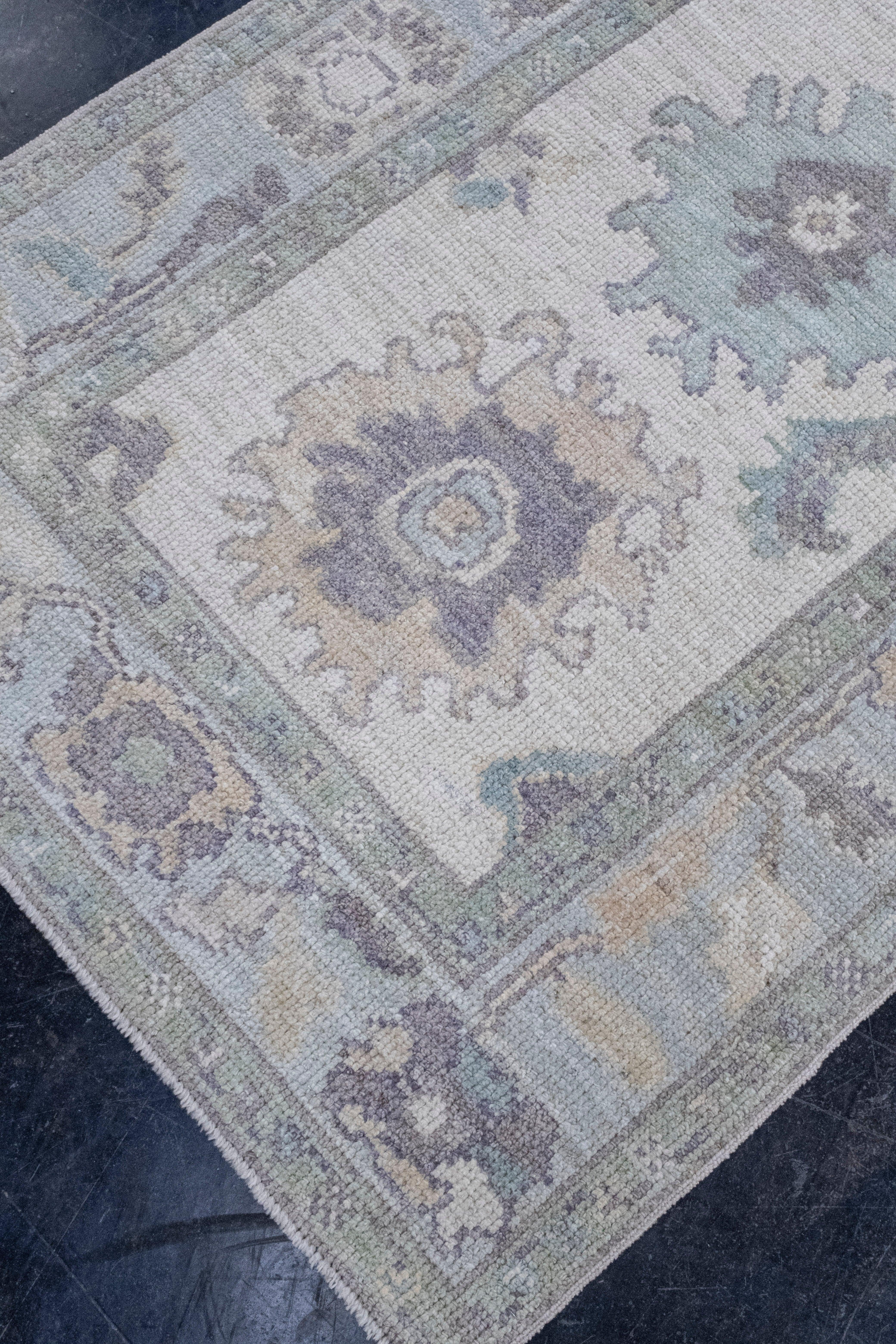 Türkischer Oushak-Teppich 3' x 4'11