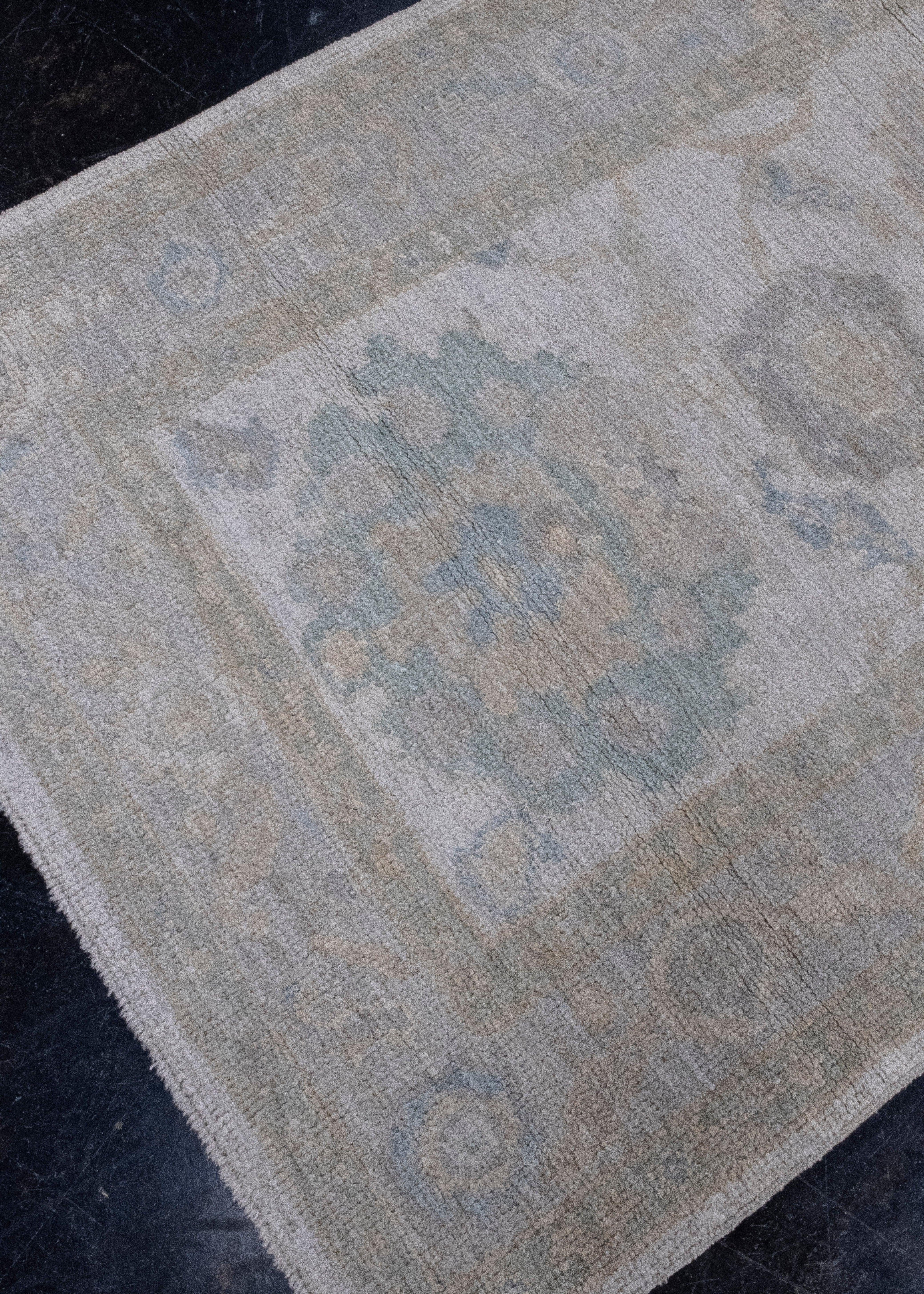 Türkischer Oushak-Teppich 3' x 4'9