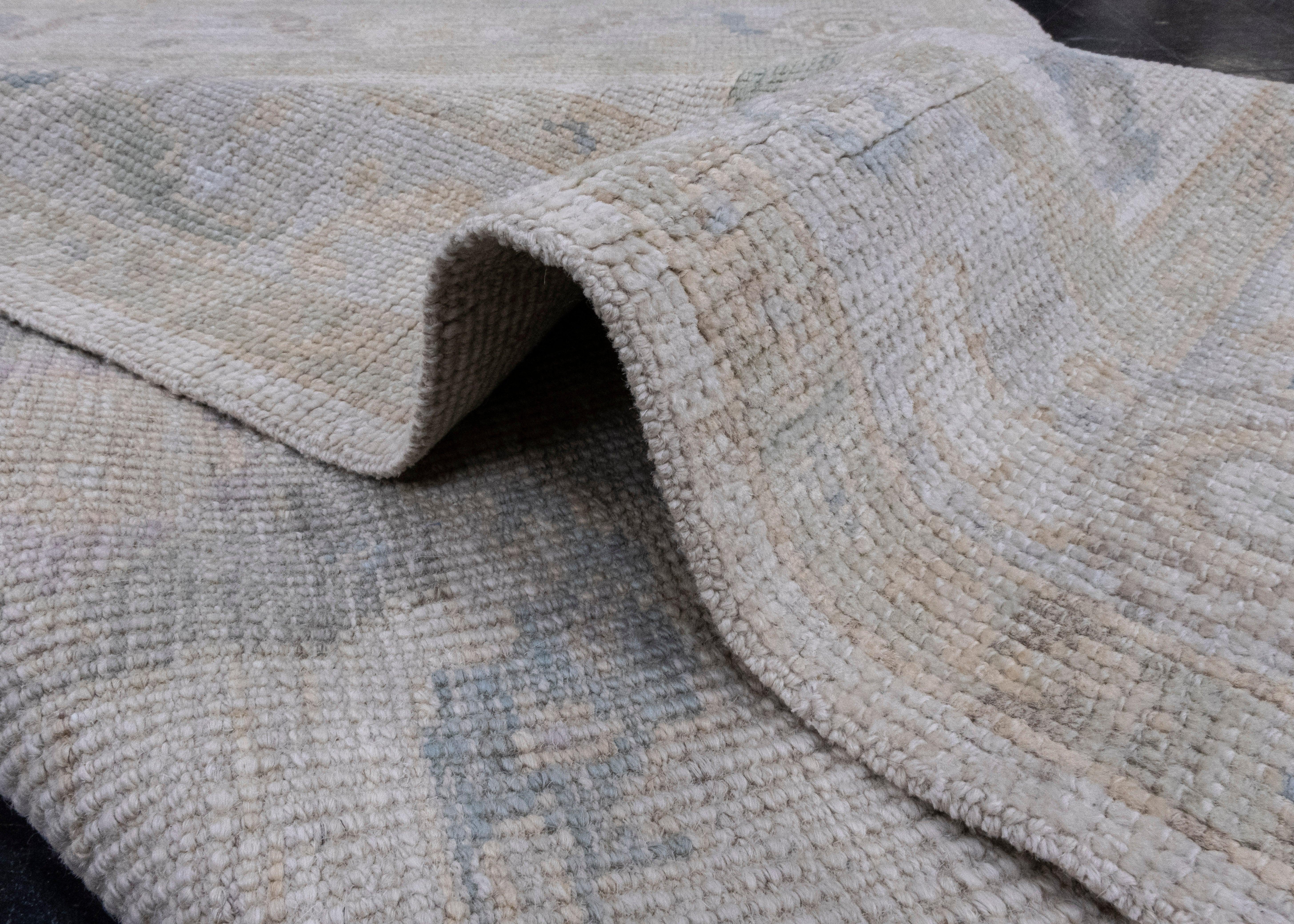 Turkish Oushak Rug 3' x 4'9
