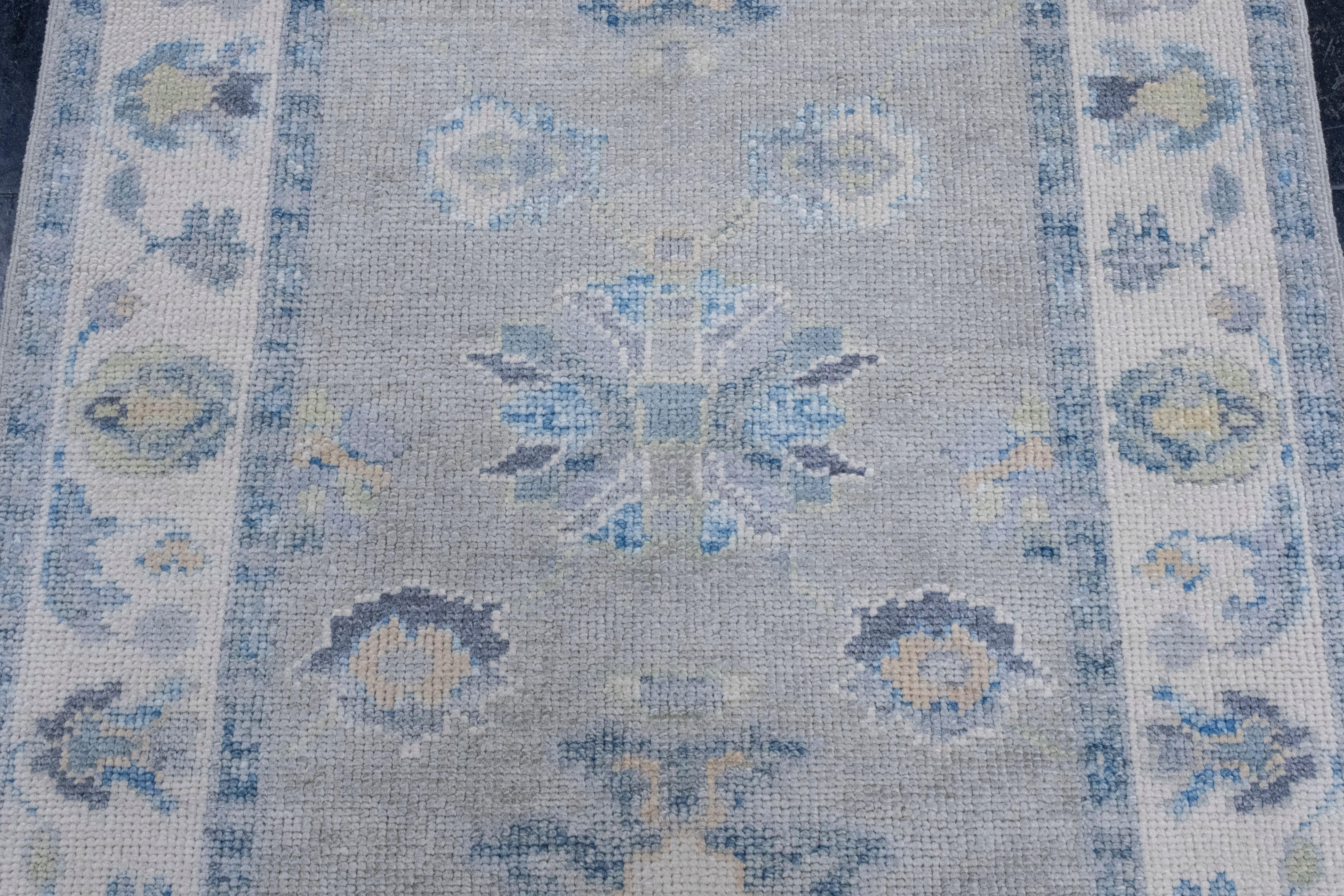 Türkischer Oushak-Teppich 3' x 4'9