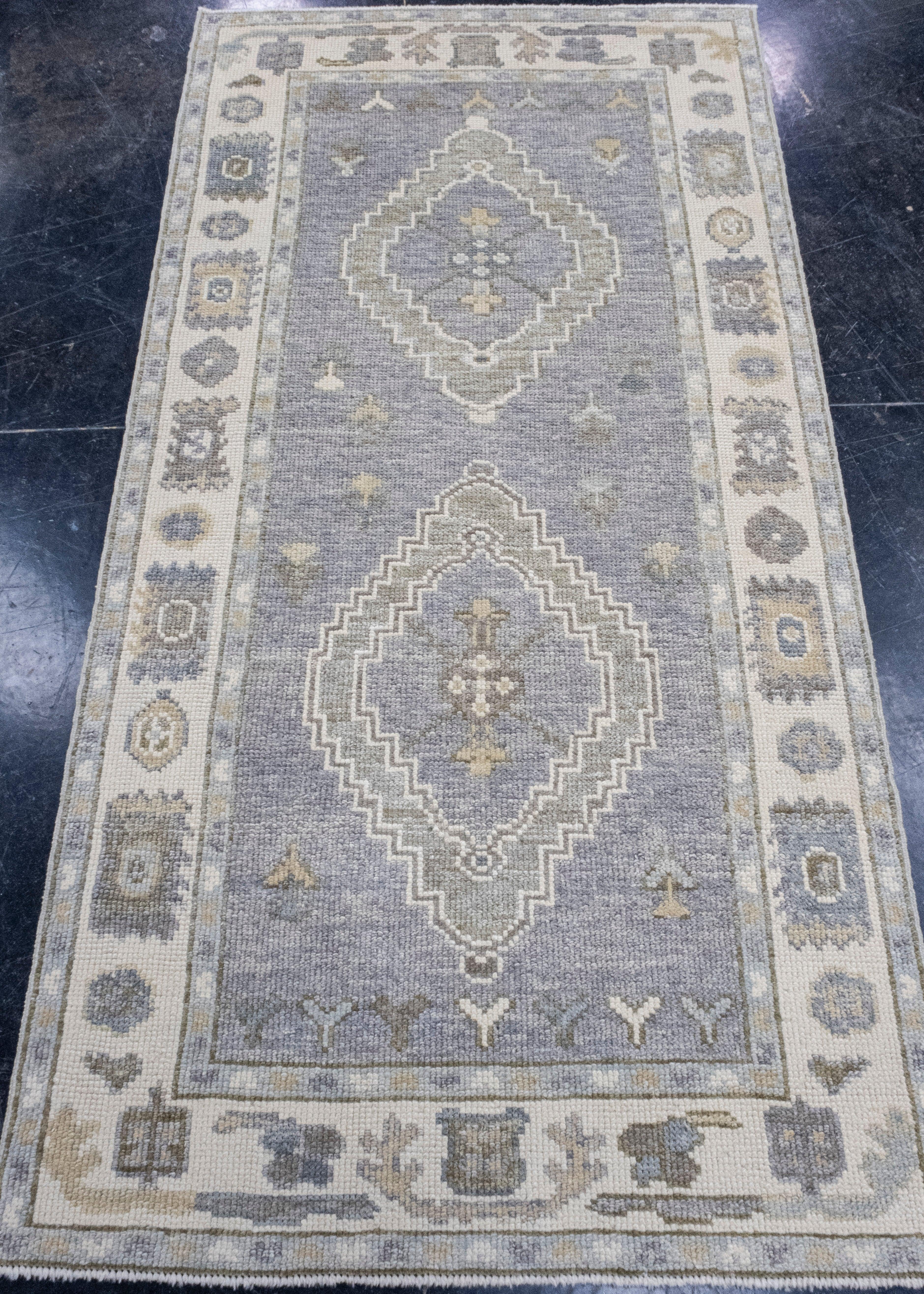 Turkish Oushak Rug 3' x 5'11