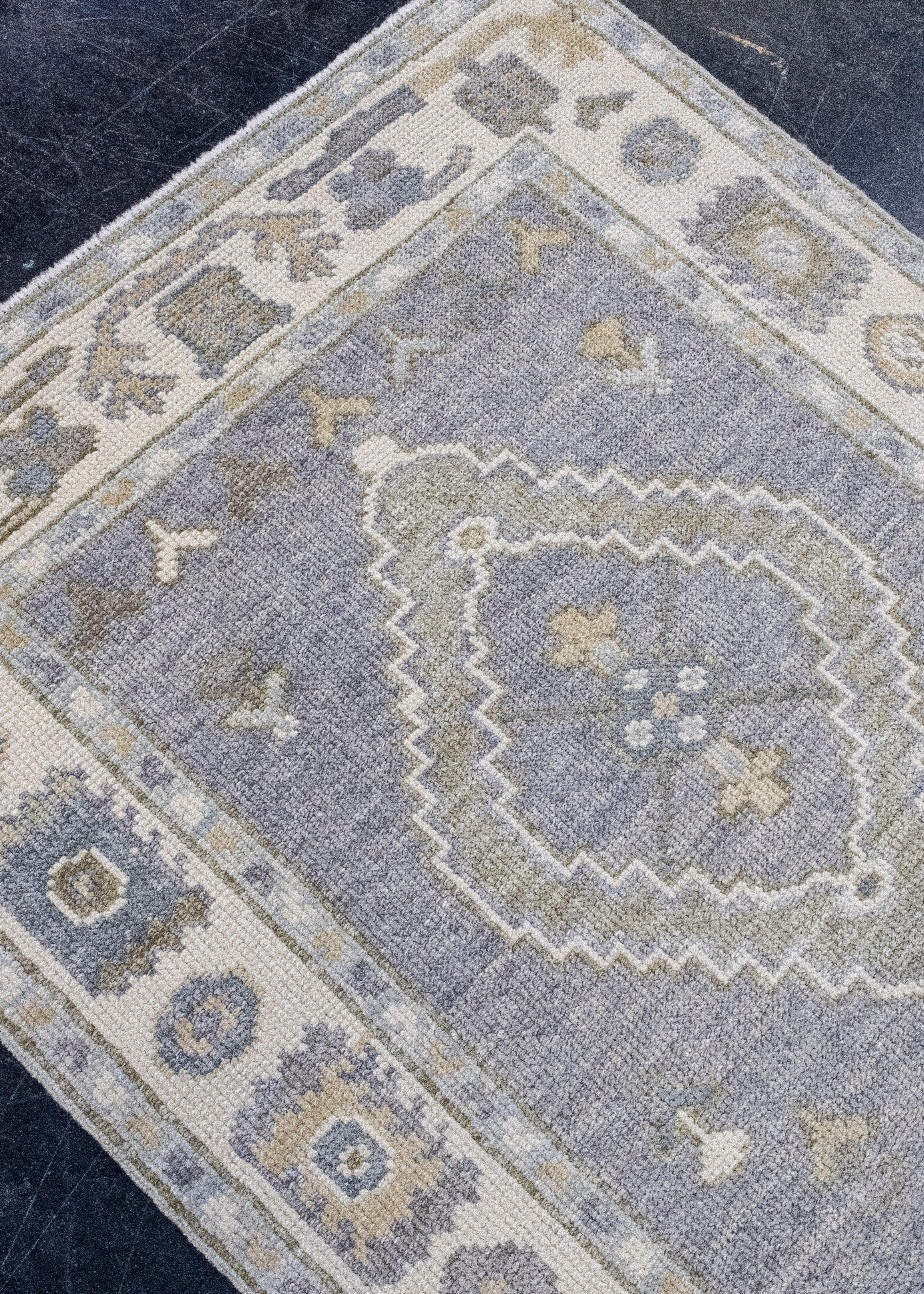 Türkischer Oushak-Teppich 3' x 5'11
