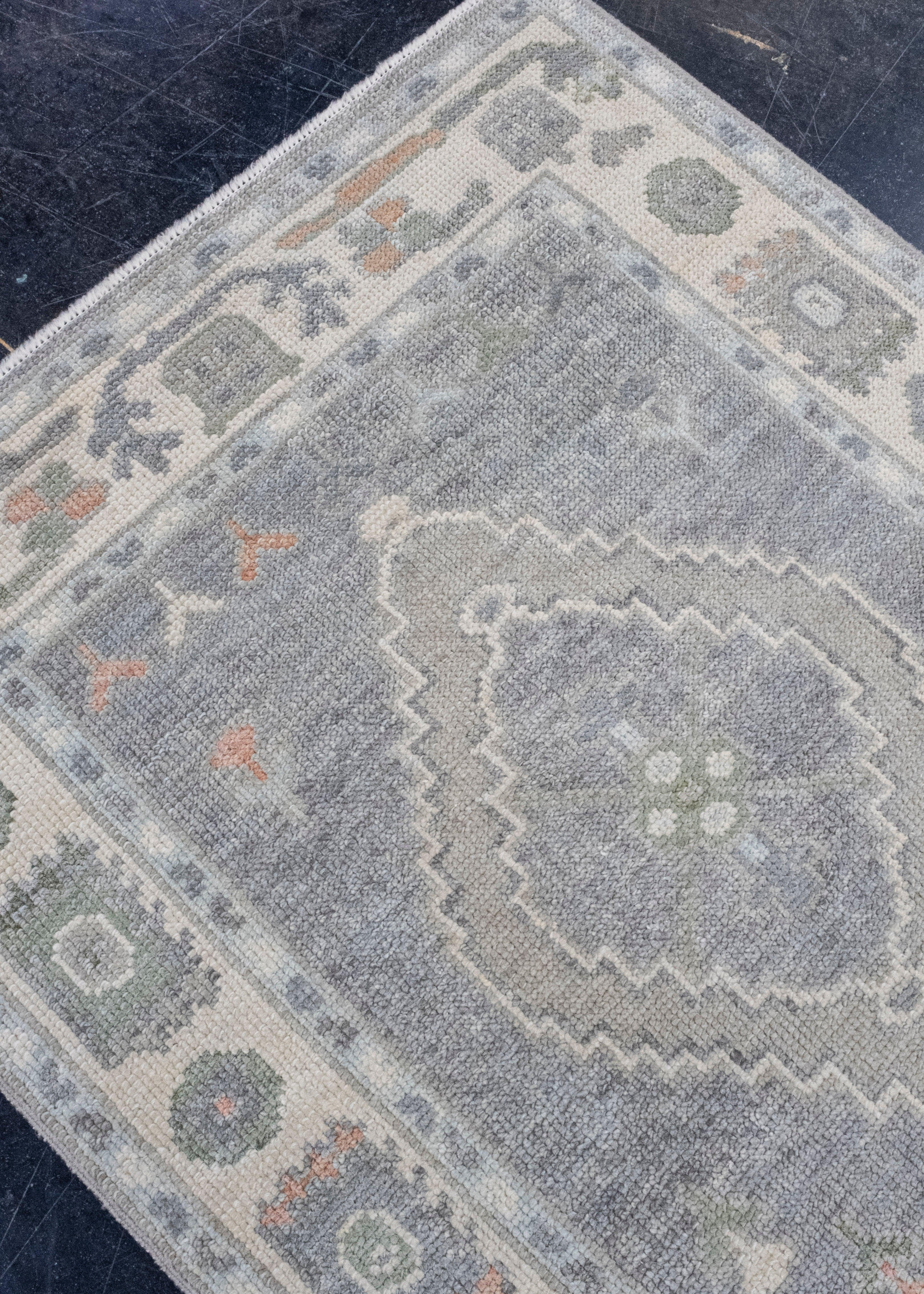 Contemporary Turkish Oushak Rug 3' x 5'7