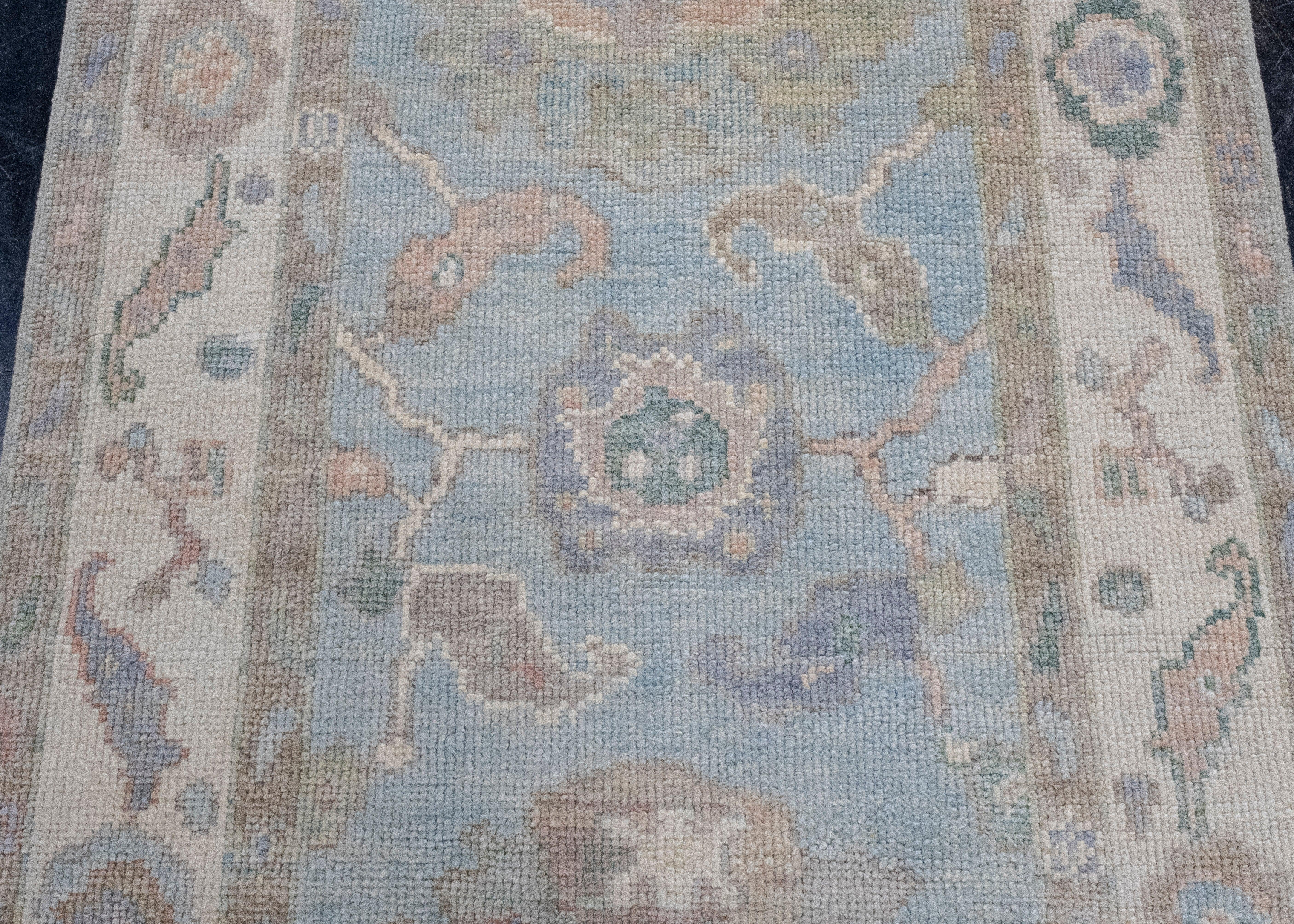 Türkischer Oushak-Teppich 3' x 5'8