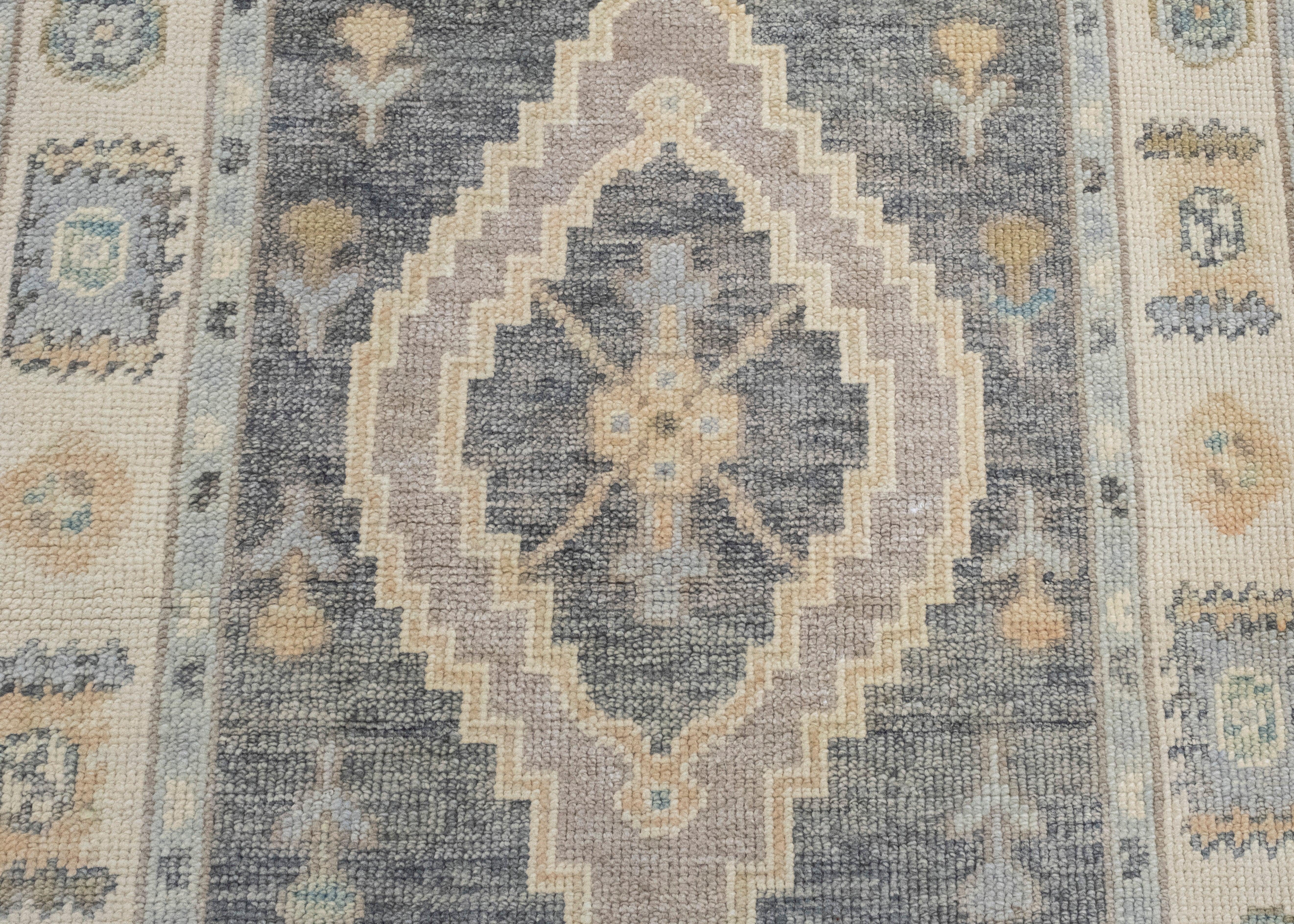 Türkischer Oushak-Teppich 3' x 6' #16650 (21. Jahrhundert und zeitgenössisch) im Angebot