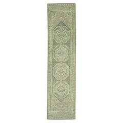 Turkish Oushak Rug 3'1" x 12'6" #19261
