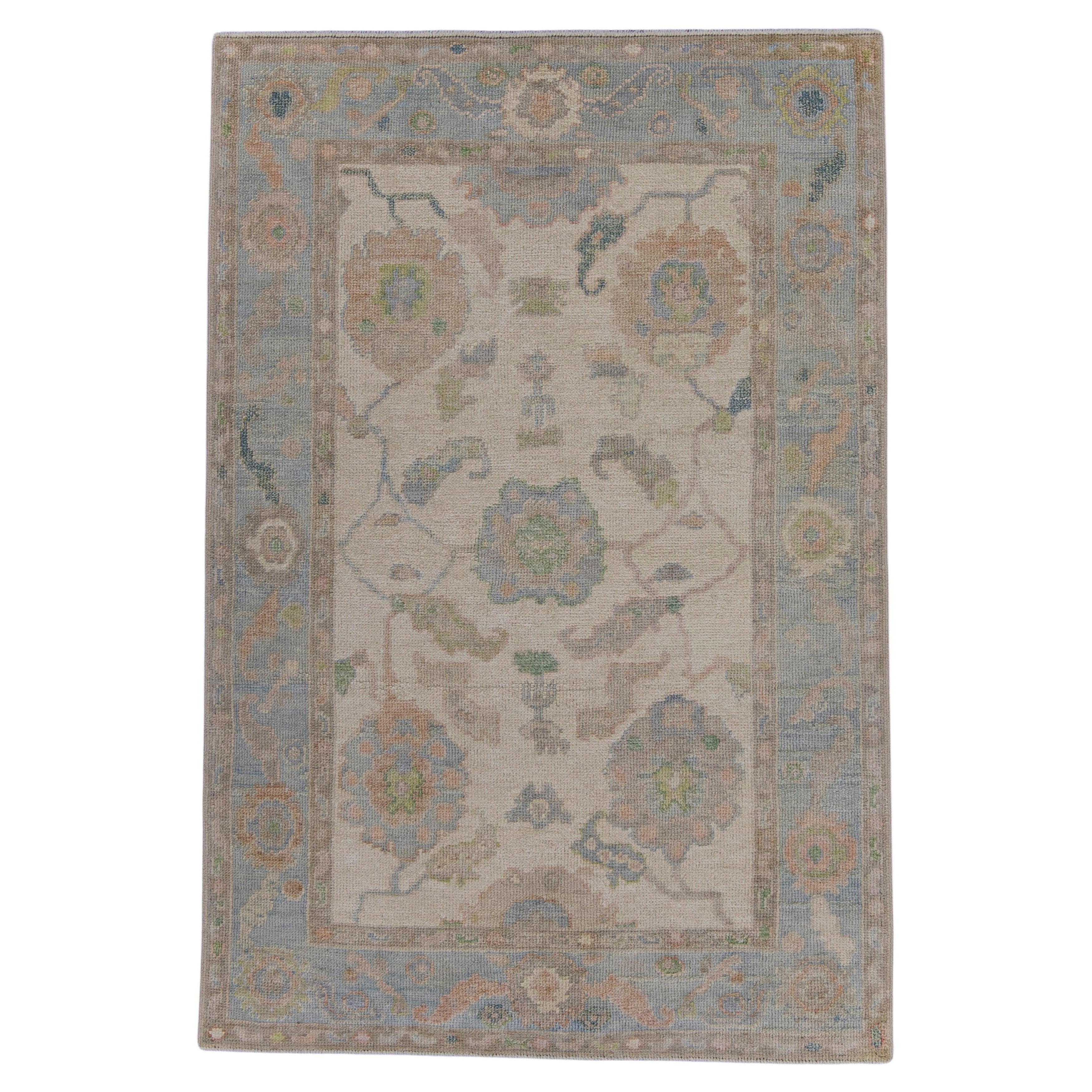 Tappeto Oushak turco 3'10" x 5'9" #16677