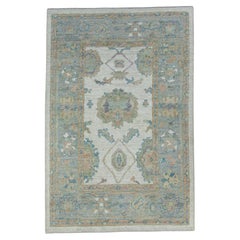 Turkish Oushak Rug 3'11" x 5'10" #17899