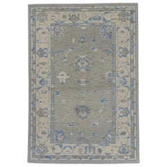 Tappeto Oushak turco 3'11" x 5'7" #16589