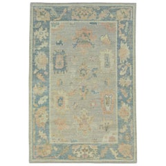 Tappeto Oushak turco 3'11" x 5'9" #17218