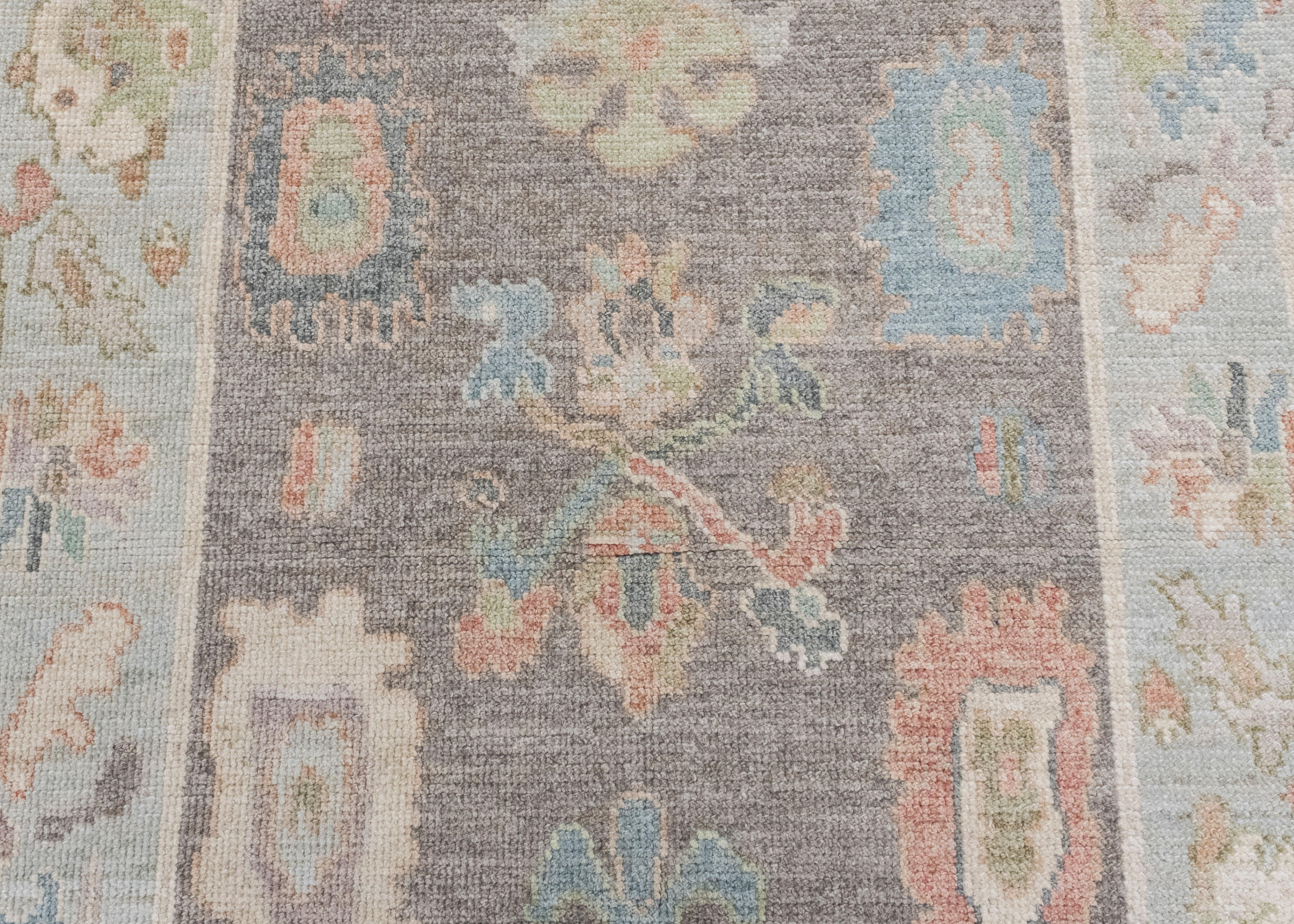Türkischer Oushak-Teppich 3'11
