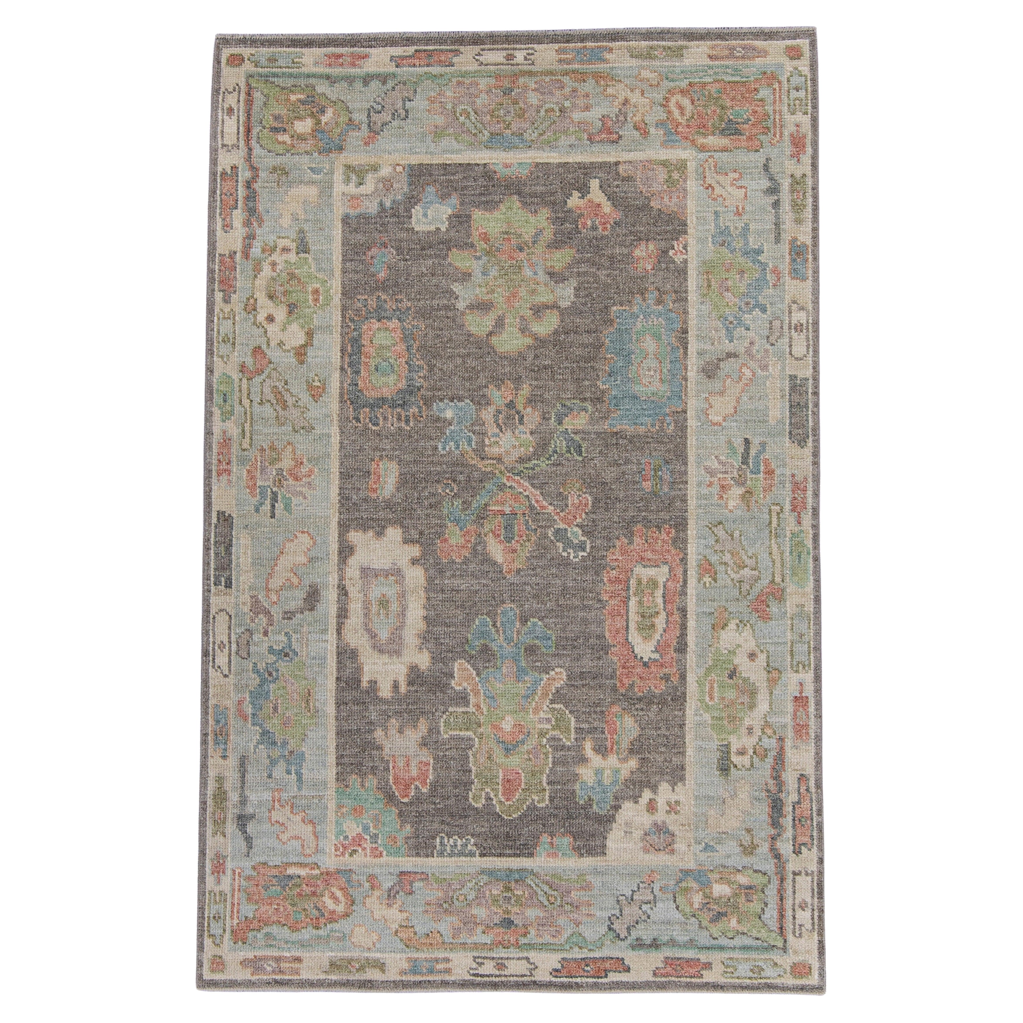 Tappeto Oushak turco 3'11" x 6' #16076