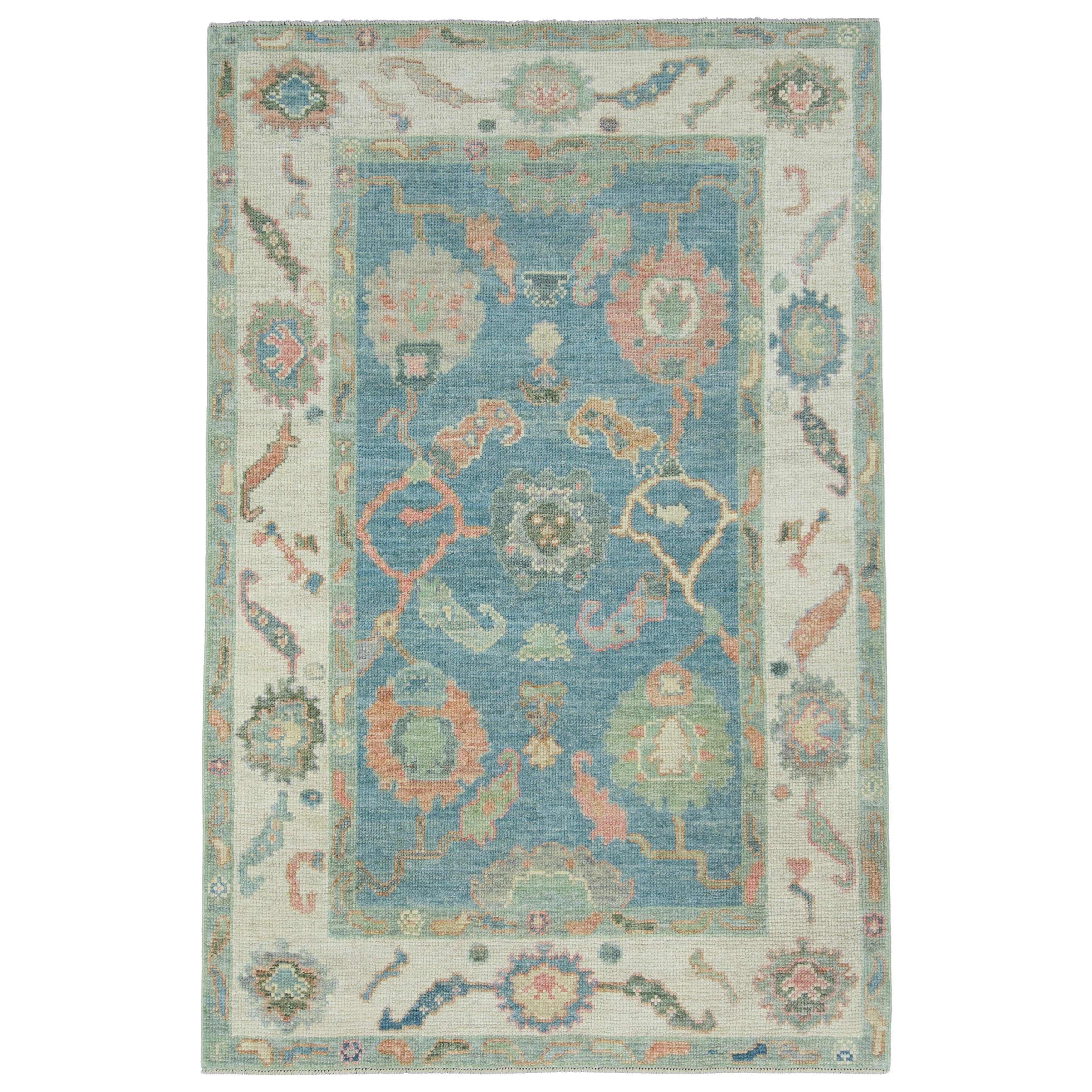 Türkischer Oushak-Teppich 3'11" x 6' #17219