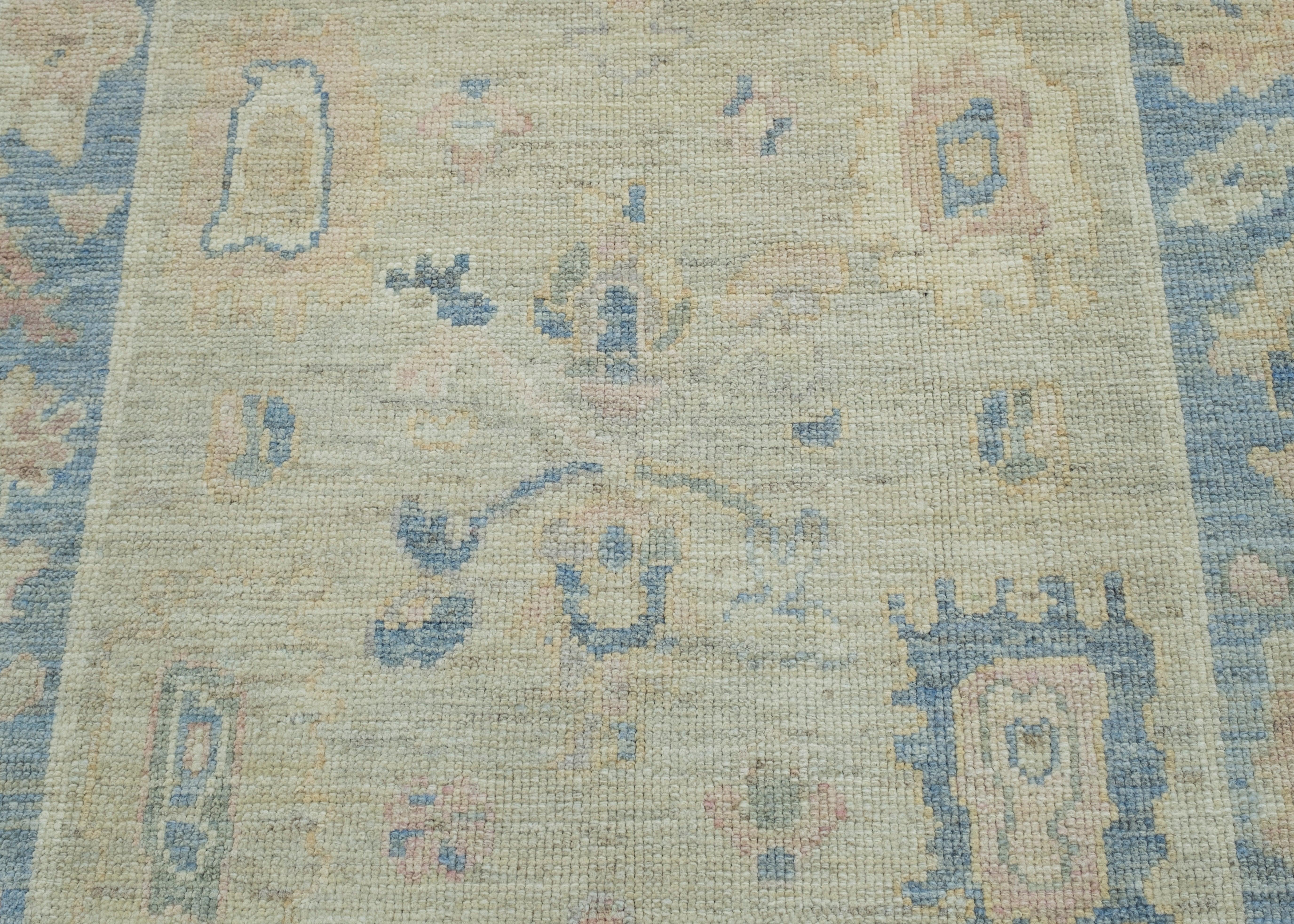 XXI secolo e contemporaneo Tappeto Oushak turco 3'11