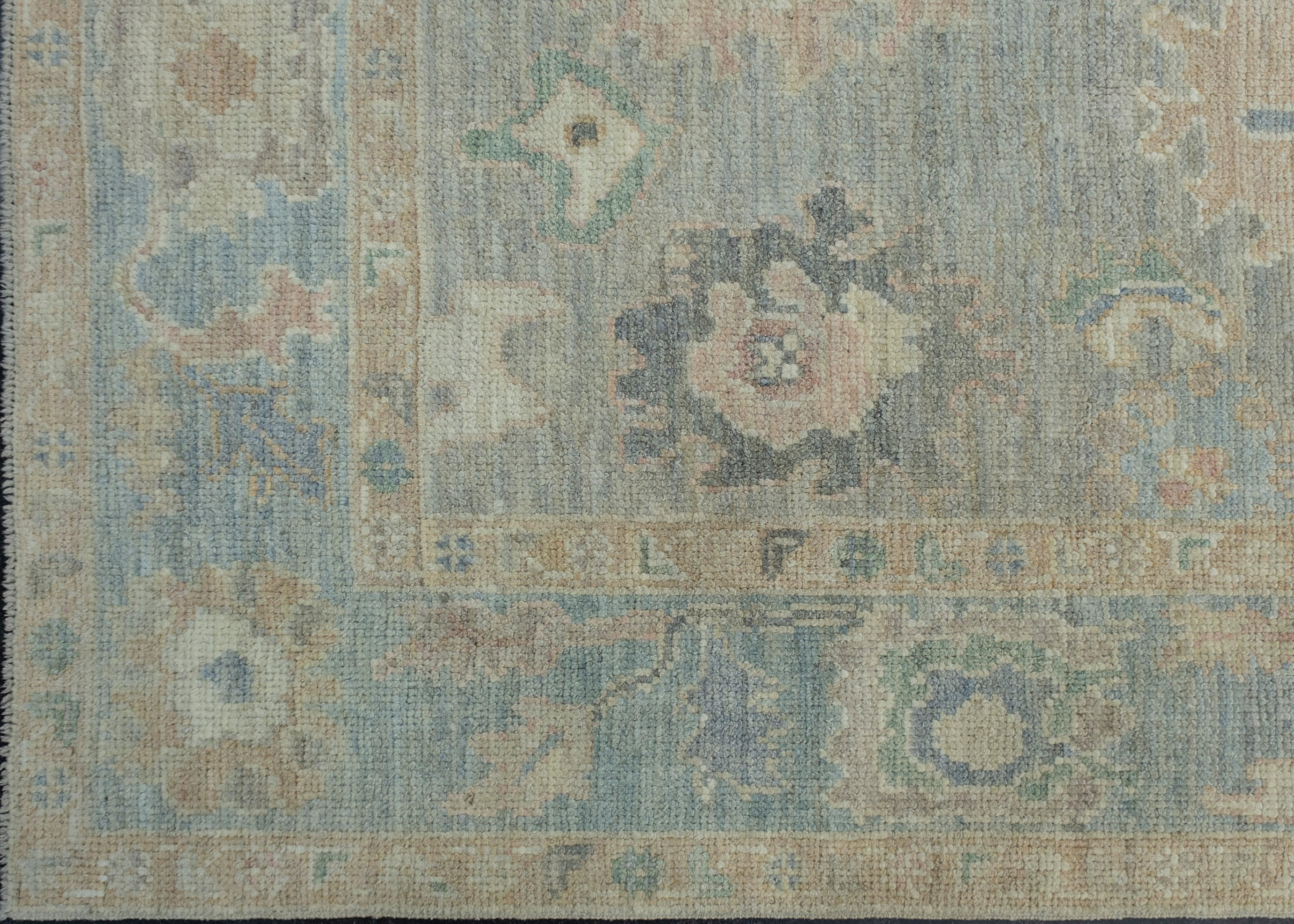 Turkish Oushak Rug 3'11