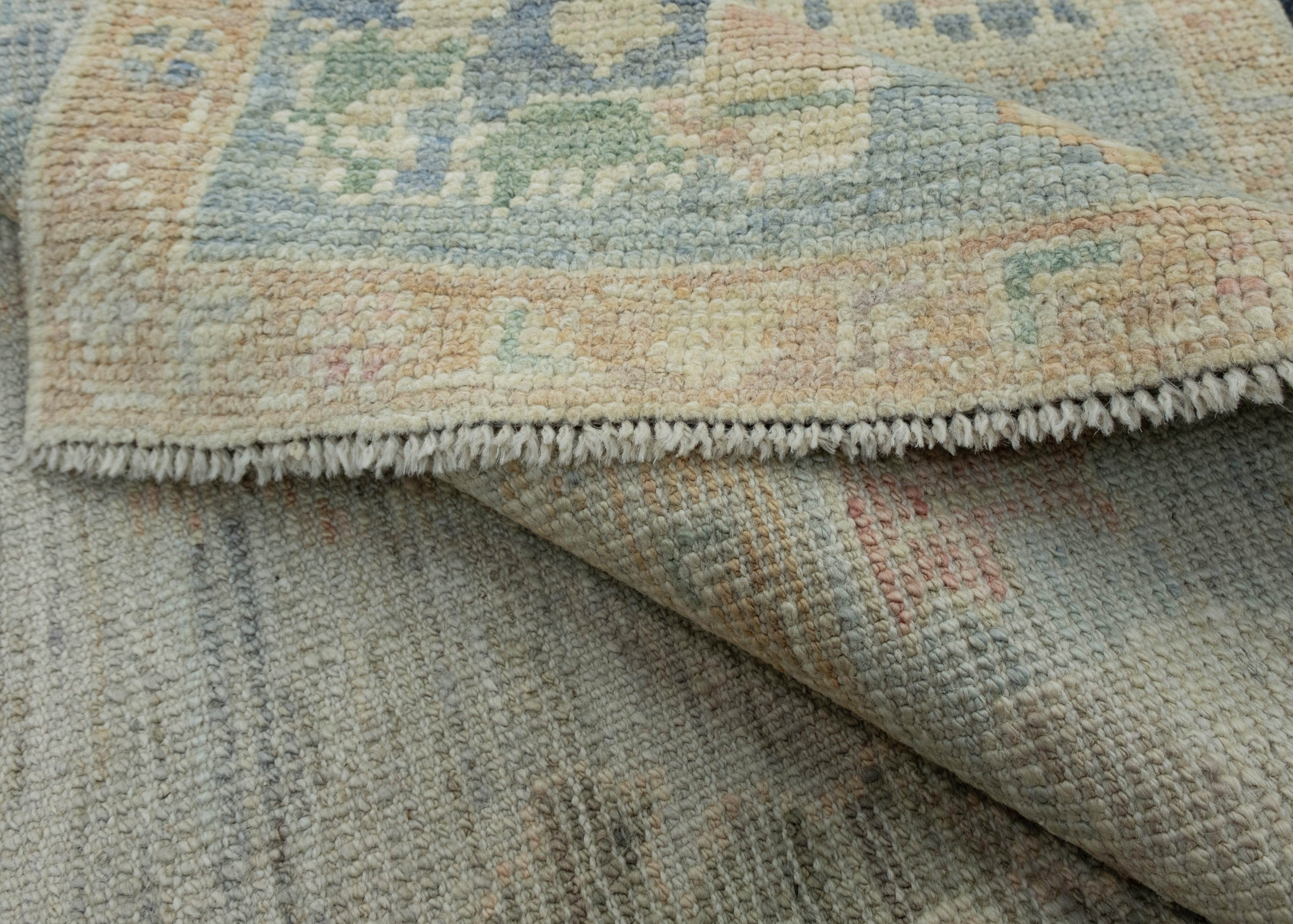Turkish Oushak Rug 3'11