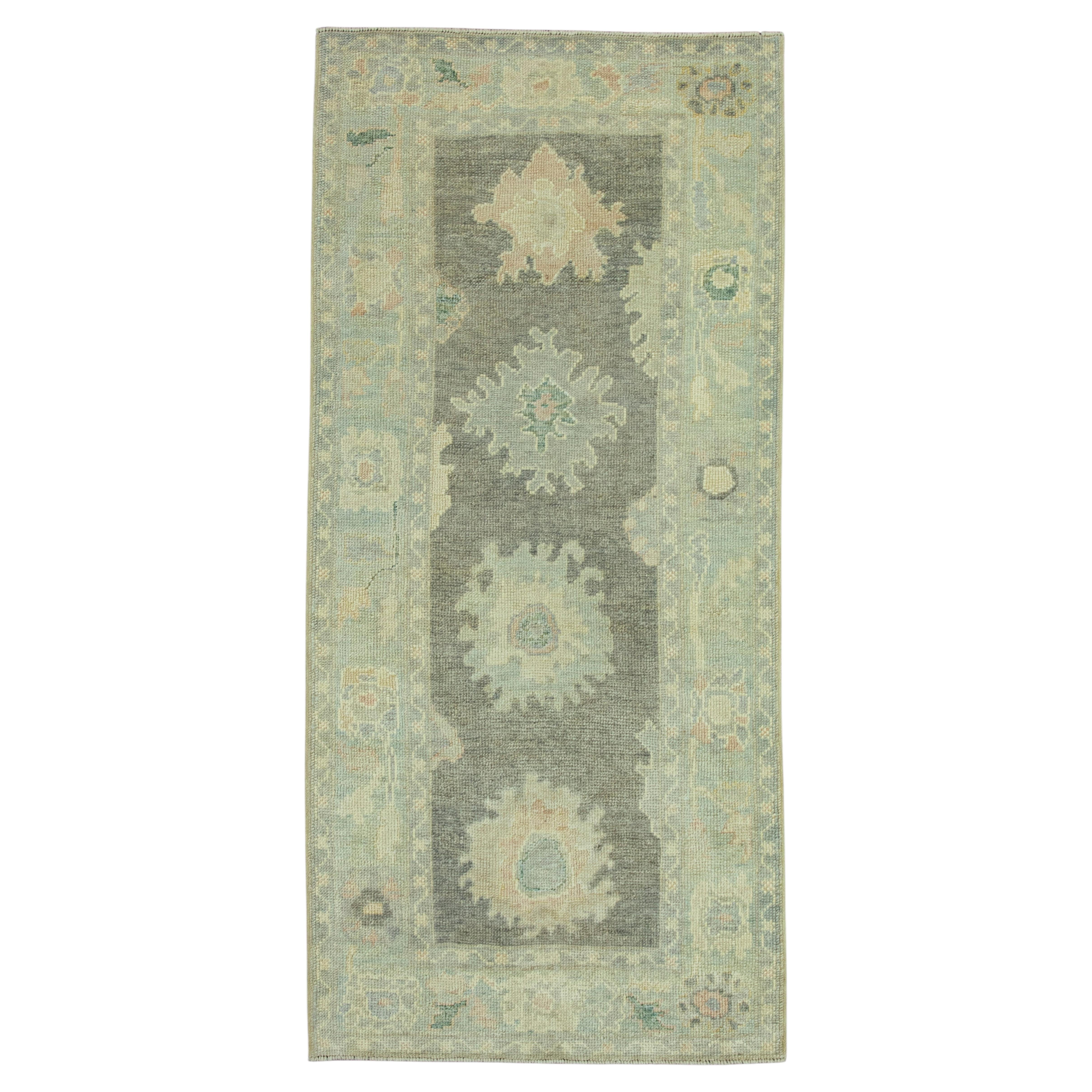 Turkish Oushak Rug 3'1"x 6'7" #19006