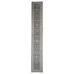 Türkischer Oushak-Teppich 3'2" x 19'7" #4759