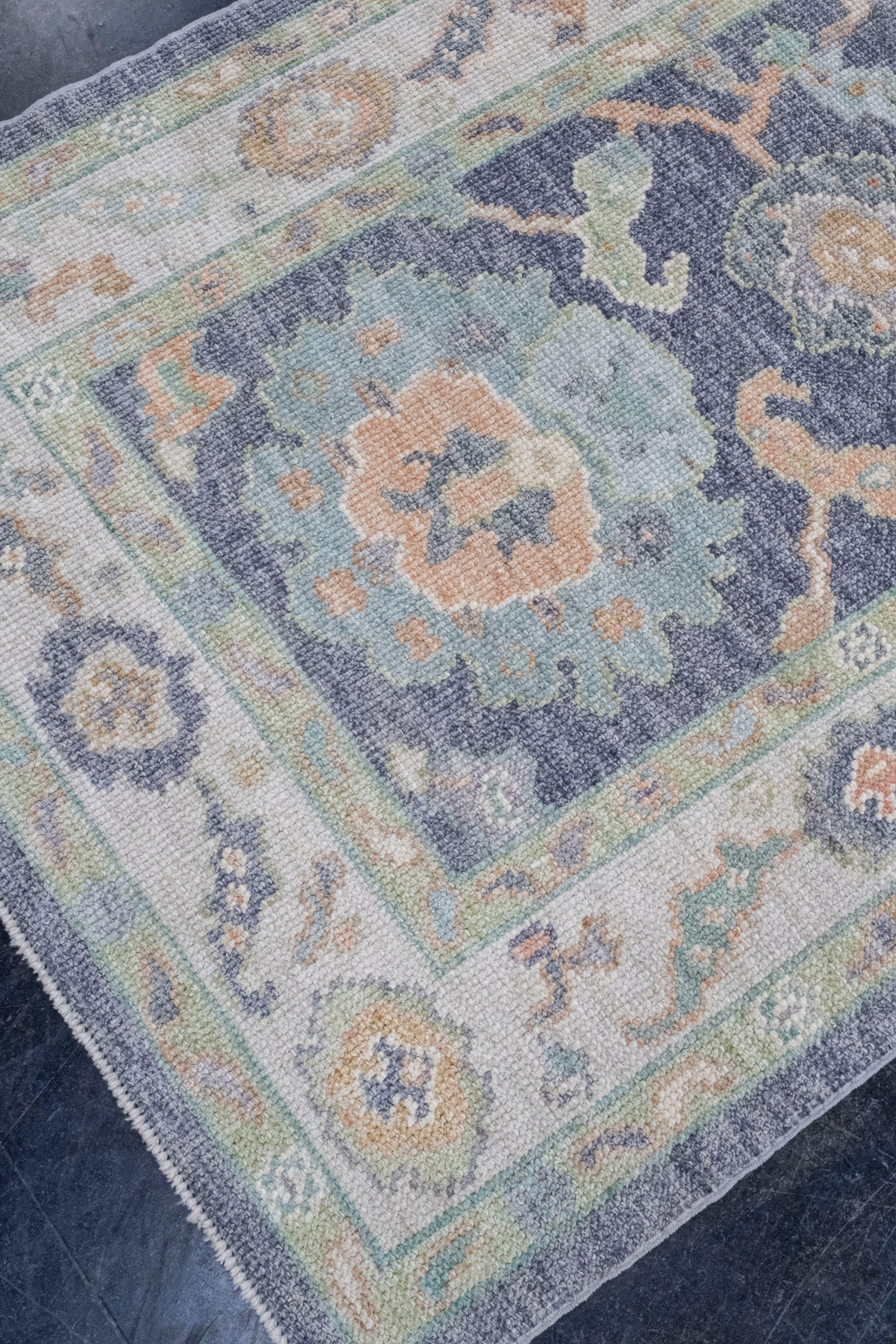 Türkischer Oushak-Teppich 3'2