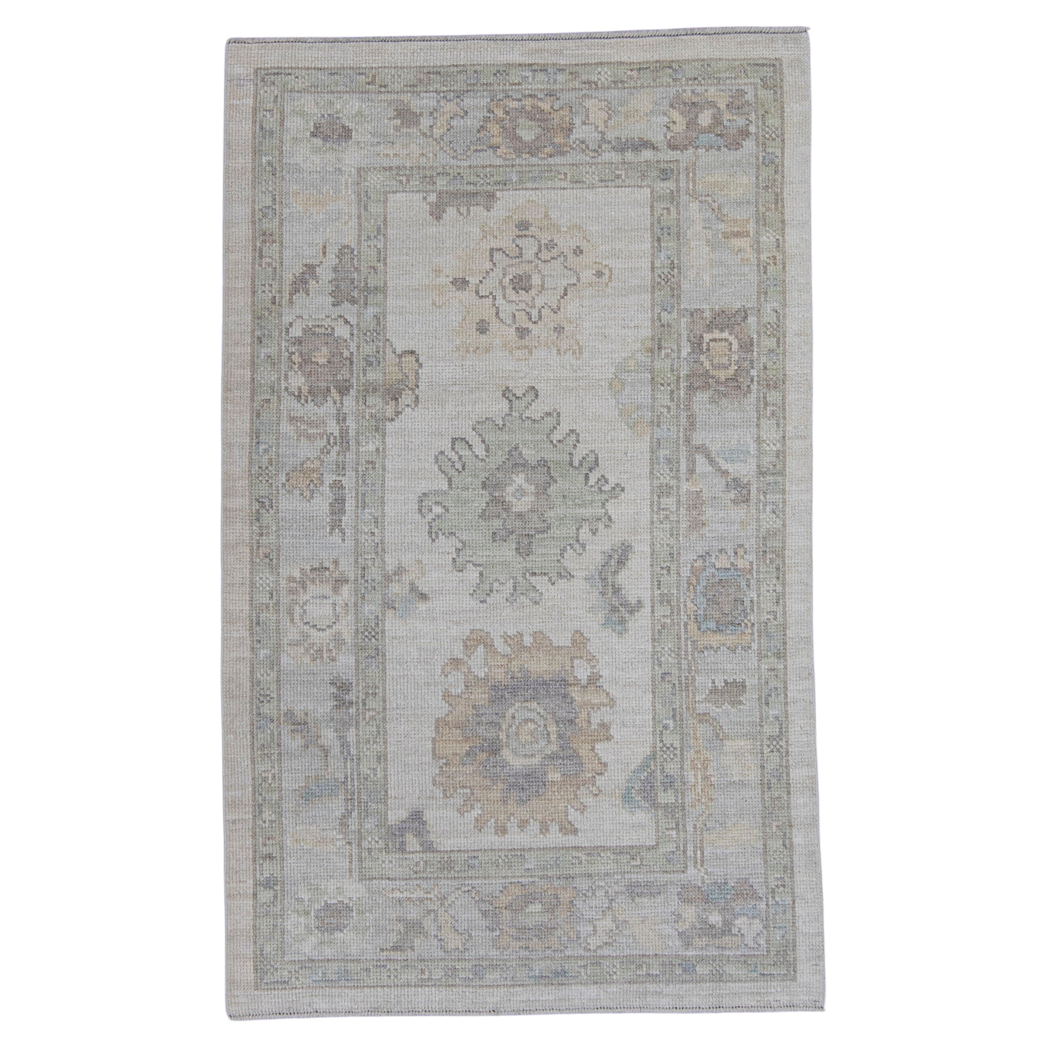Alfombra turca Oushak 3'2" x 5'2" #16355 en venta