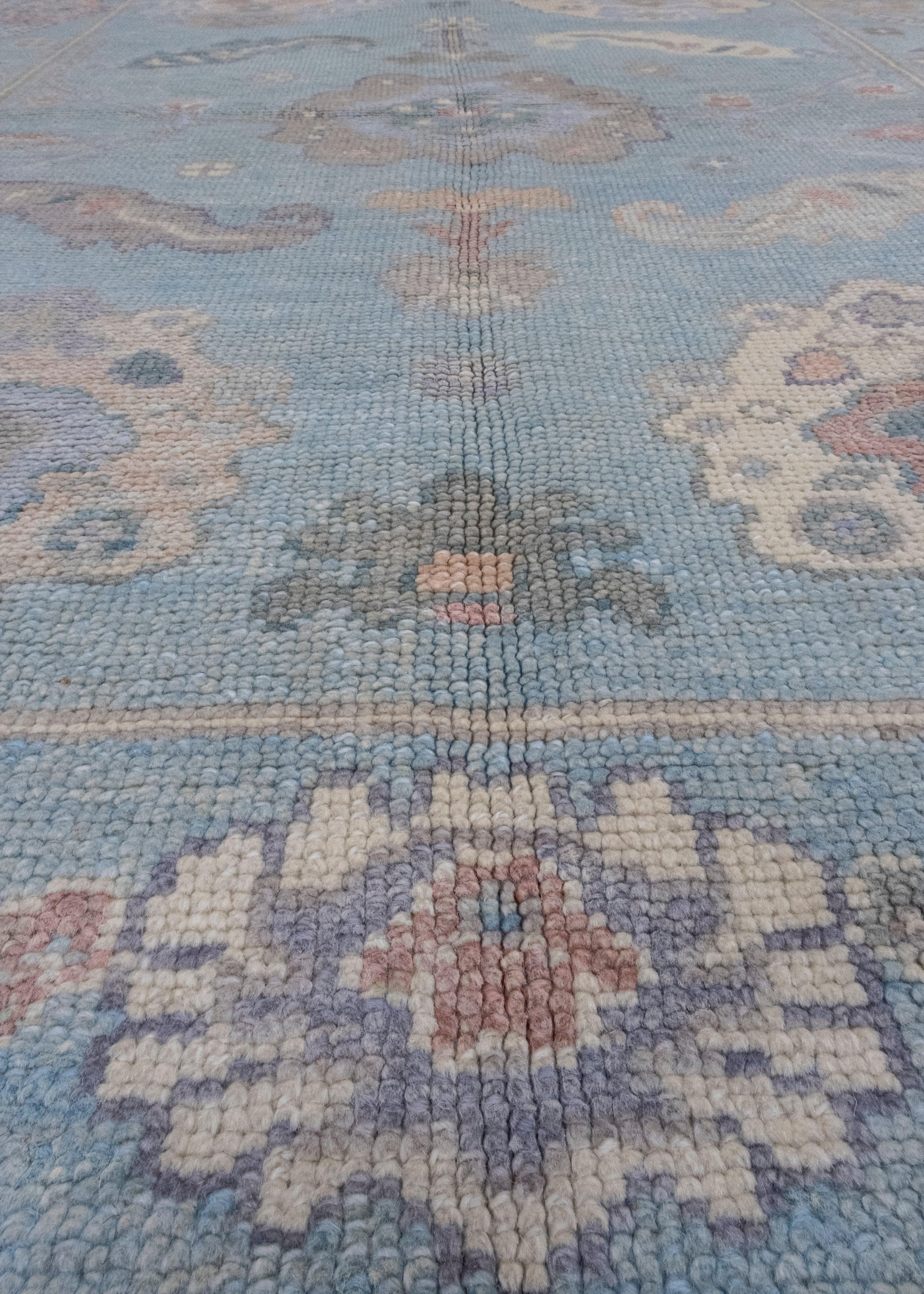 Turkish Oushak Rug 3'9