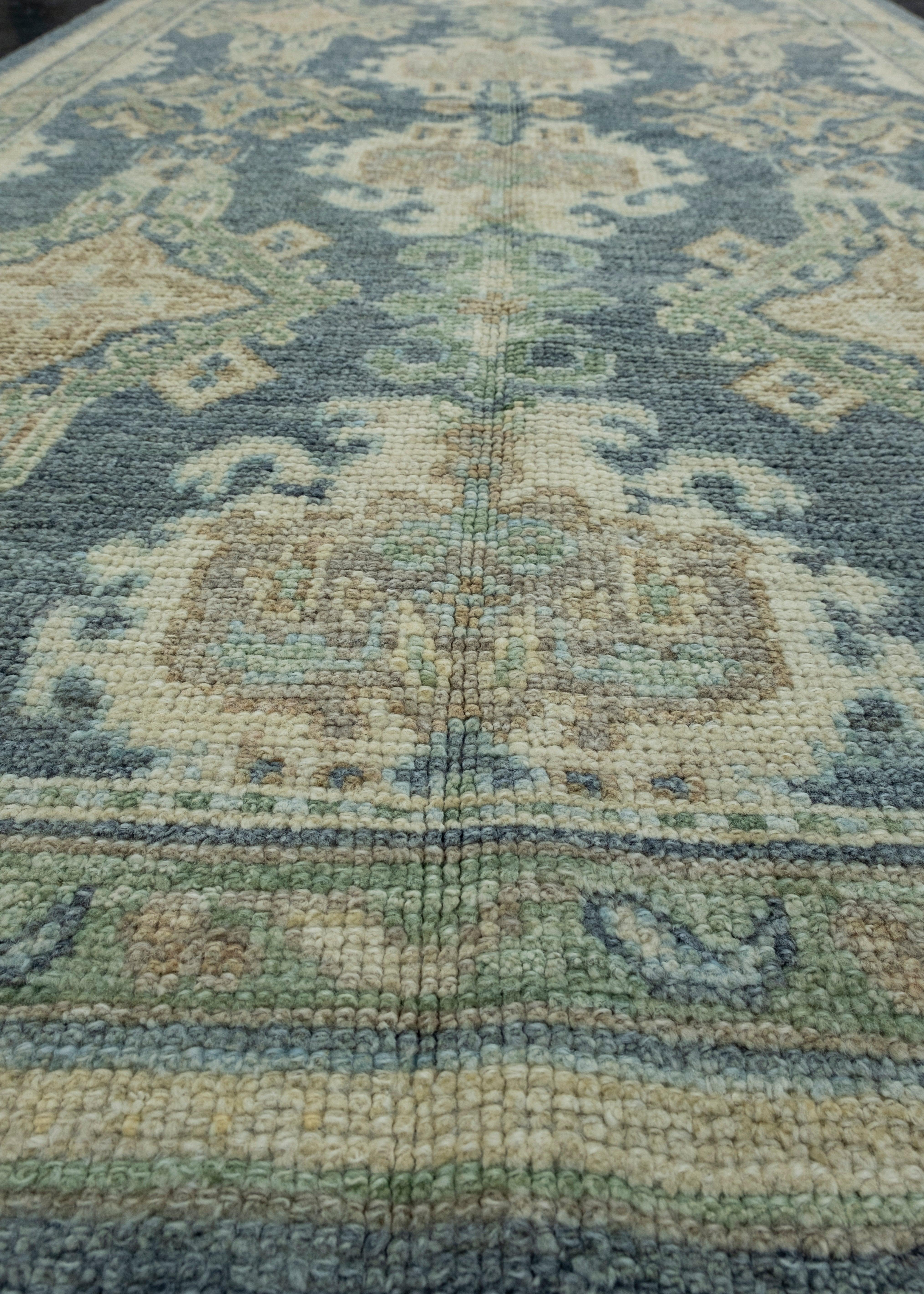 Turkish Oushak Rug 3'9