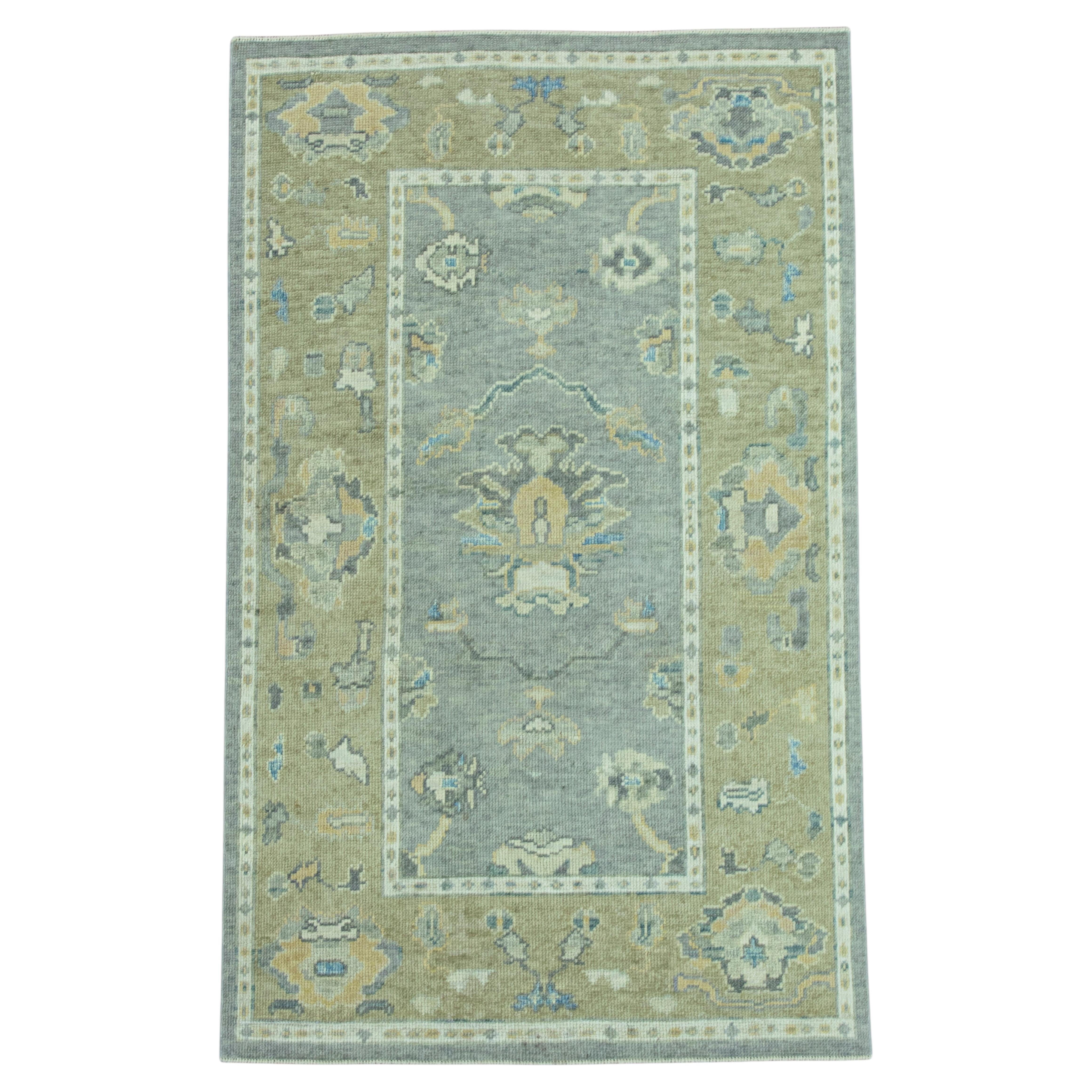 Turkish Oushak Rug 3'9"x 6'1" #19135