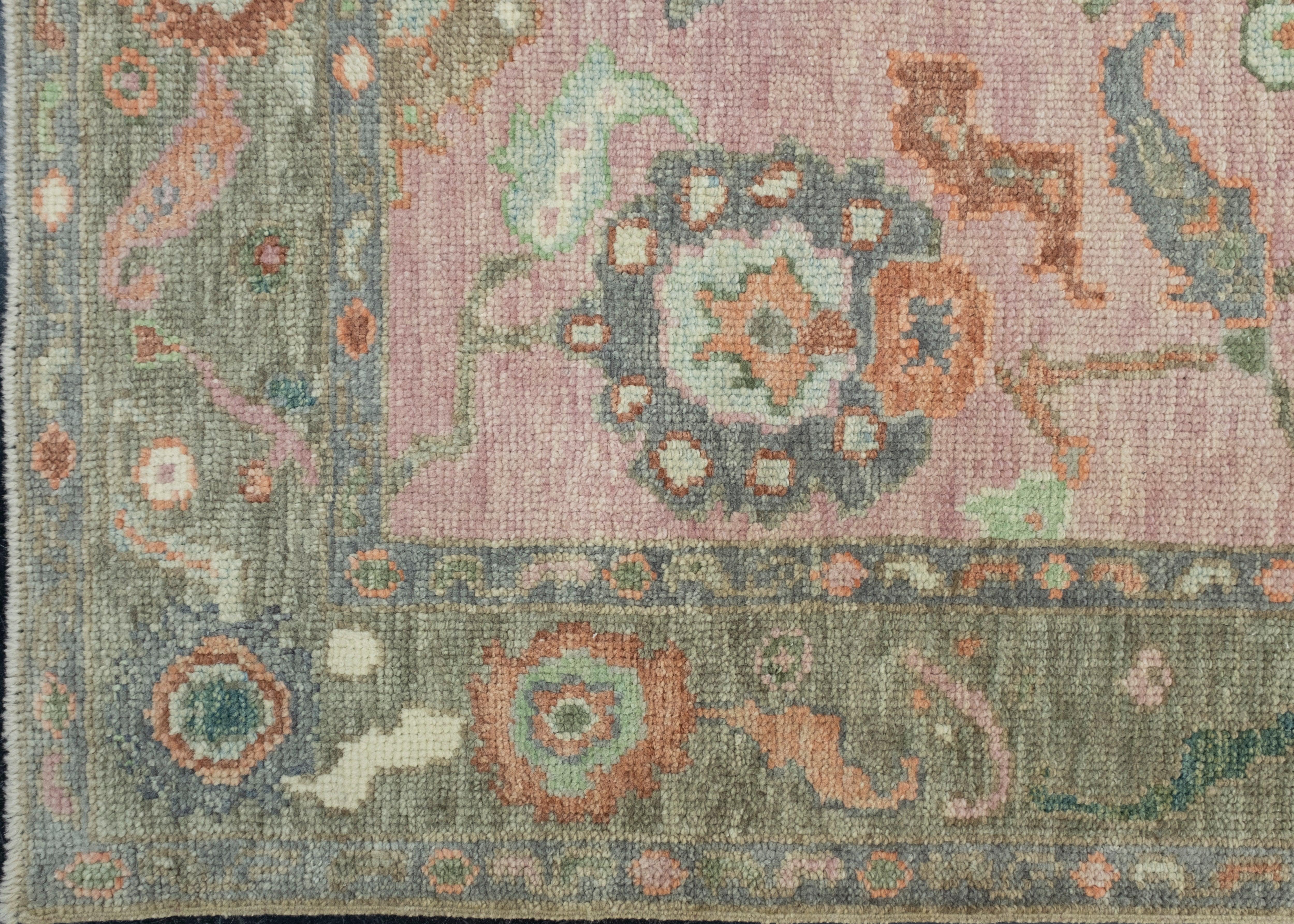 Türkischer Oushak-Teppich 4' x 5'10