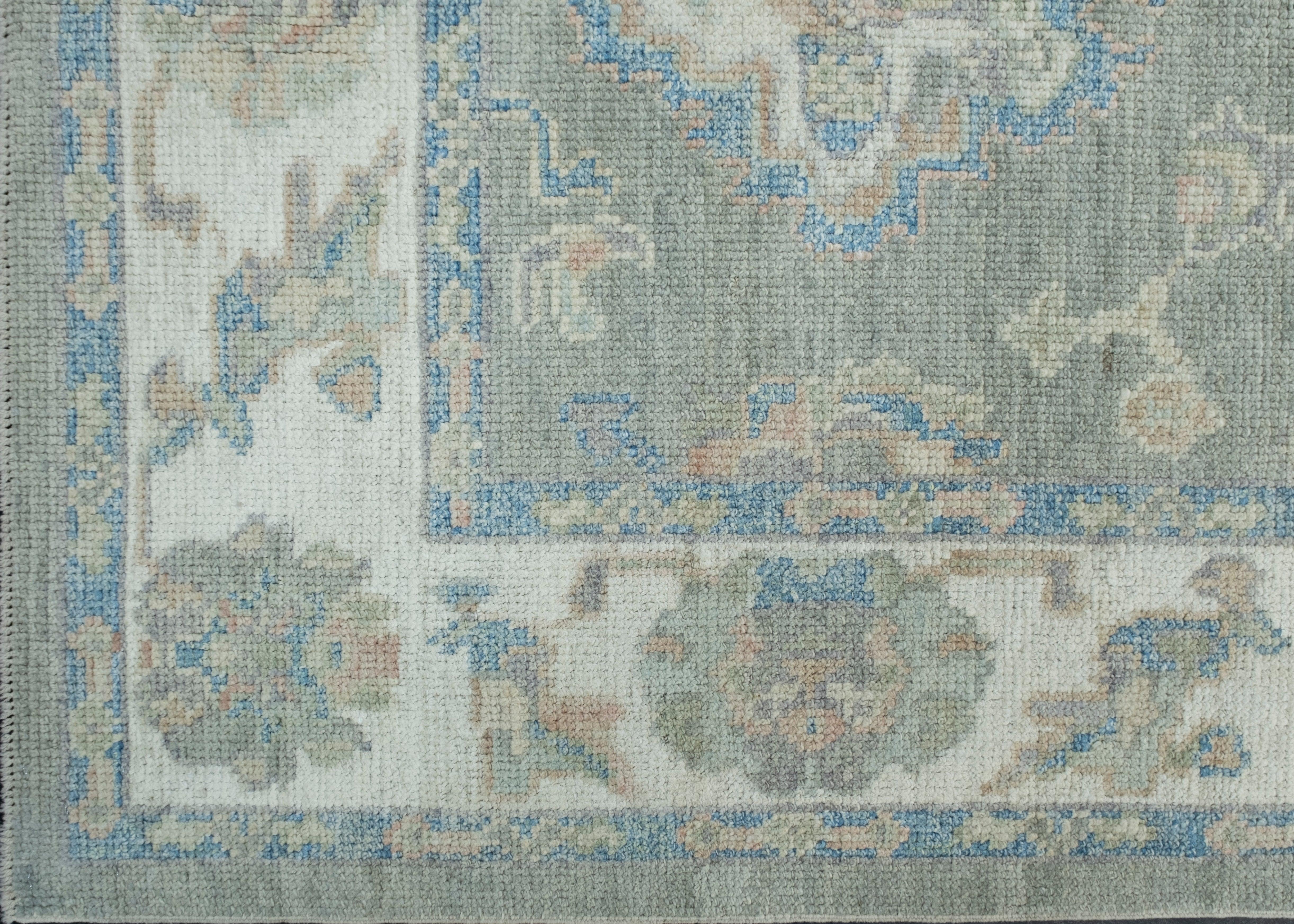 Turkish Oushak Rug 4' x 5'11