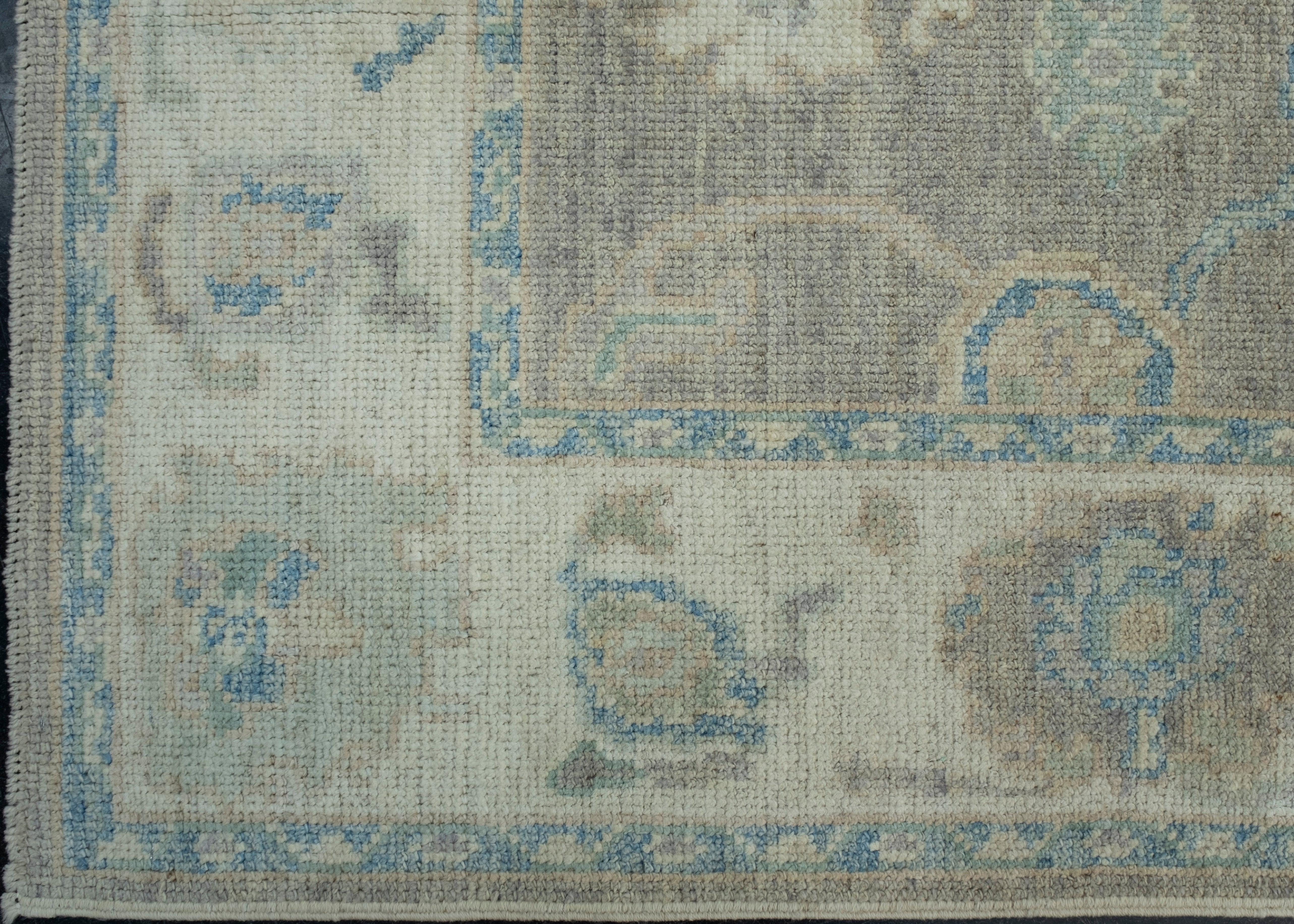 Turkish Oushak Rug 4' x 5'11