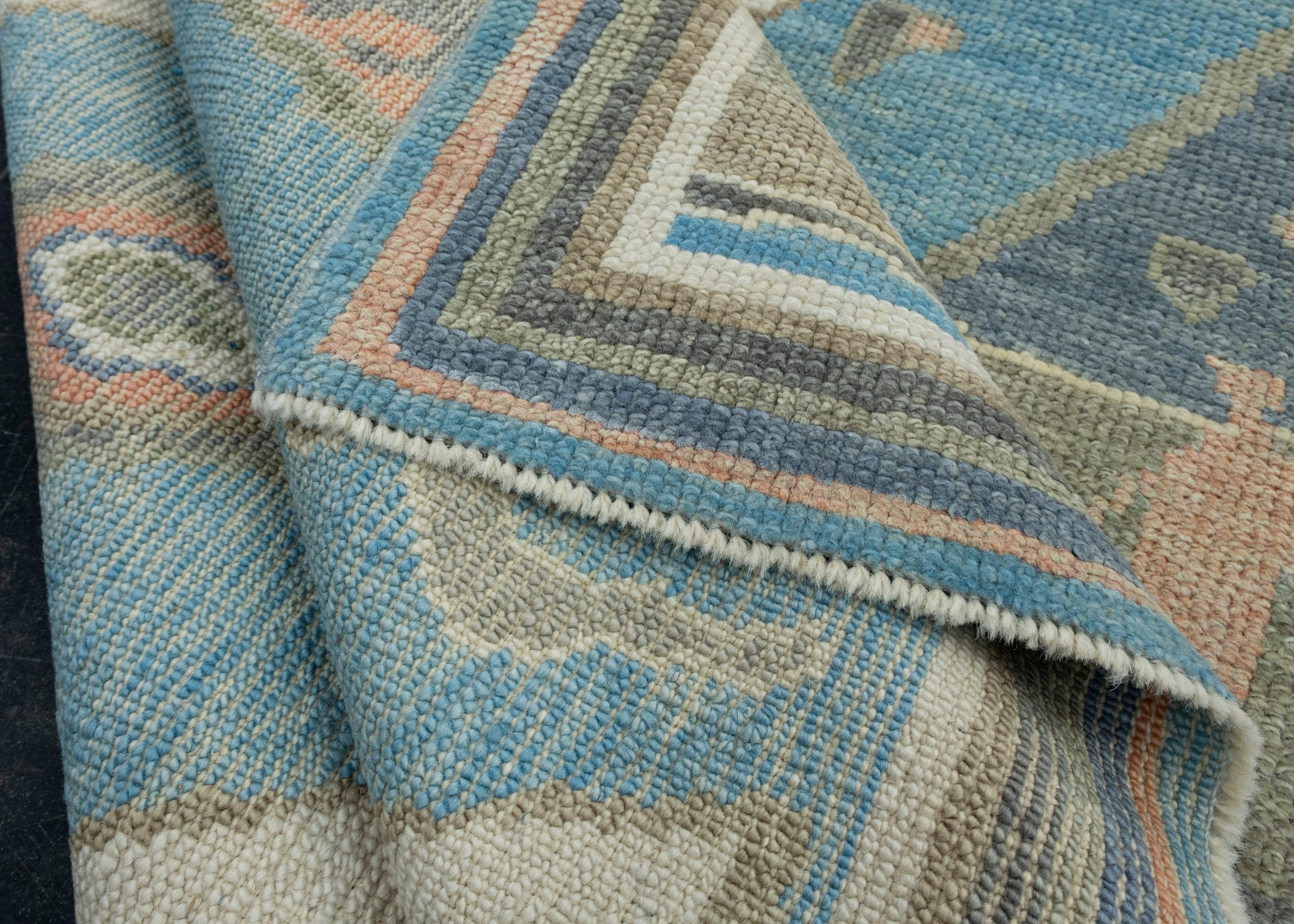 Turkish Oushak Rug 4' x 5'9