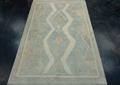 Turkish Oushak Rug 4' x 6' #17057
