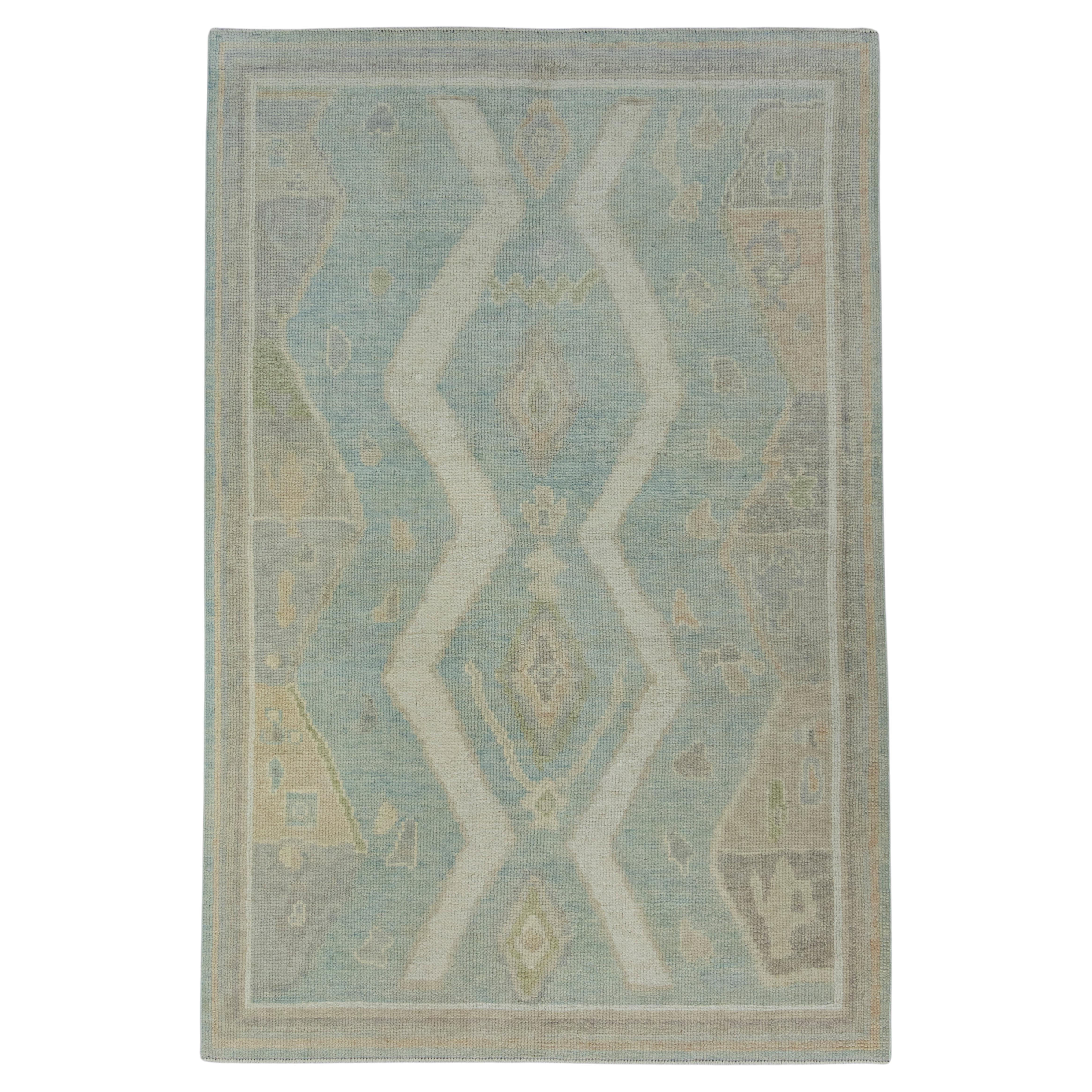Turkish Oushak Rug 4' x 6' #17057