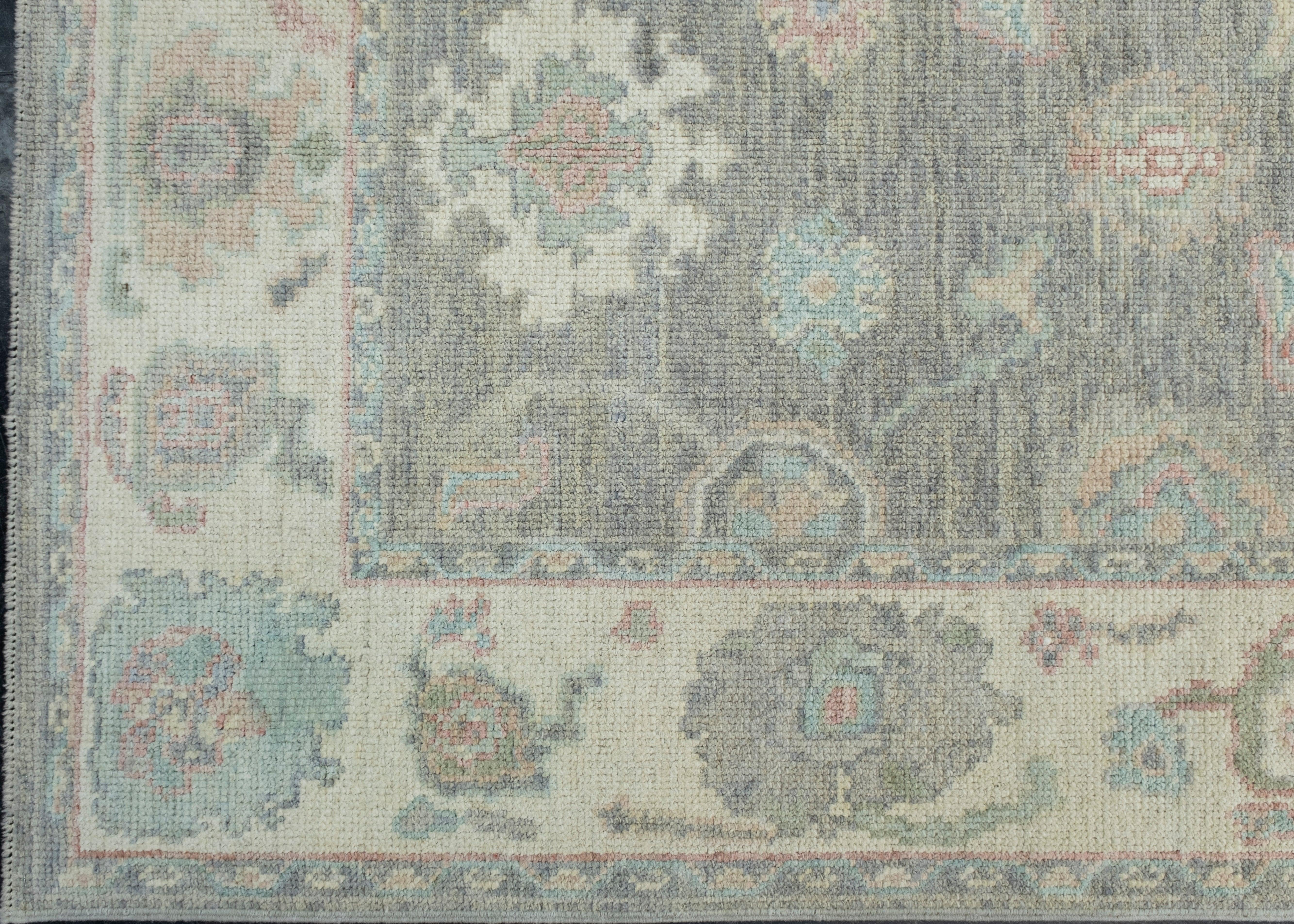 Türkischer Oushak-Teppich 4' x 6' #17873 im Zustand „Neu“ im Angebot in Houston, TX