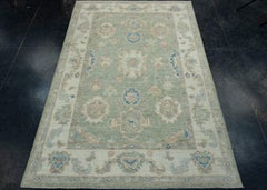 Turkish Oushak Rug 4' x 6' #17928