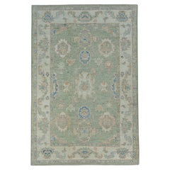 Turkish Oushak Rug 4' x 6' #17928