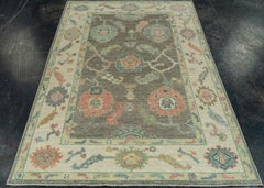 Türkischer Oushak-Teppich 4' x 6'5" #20318