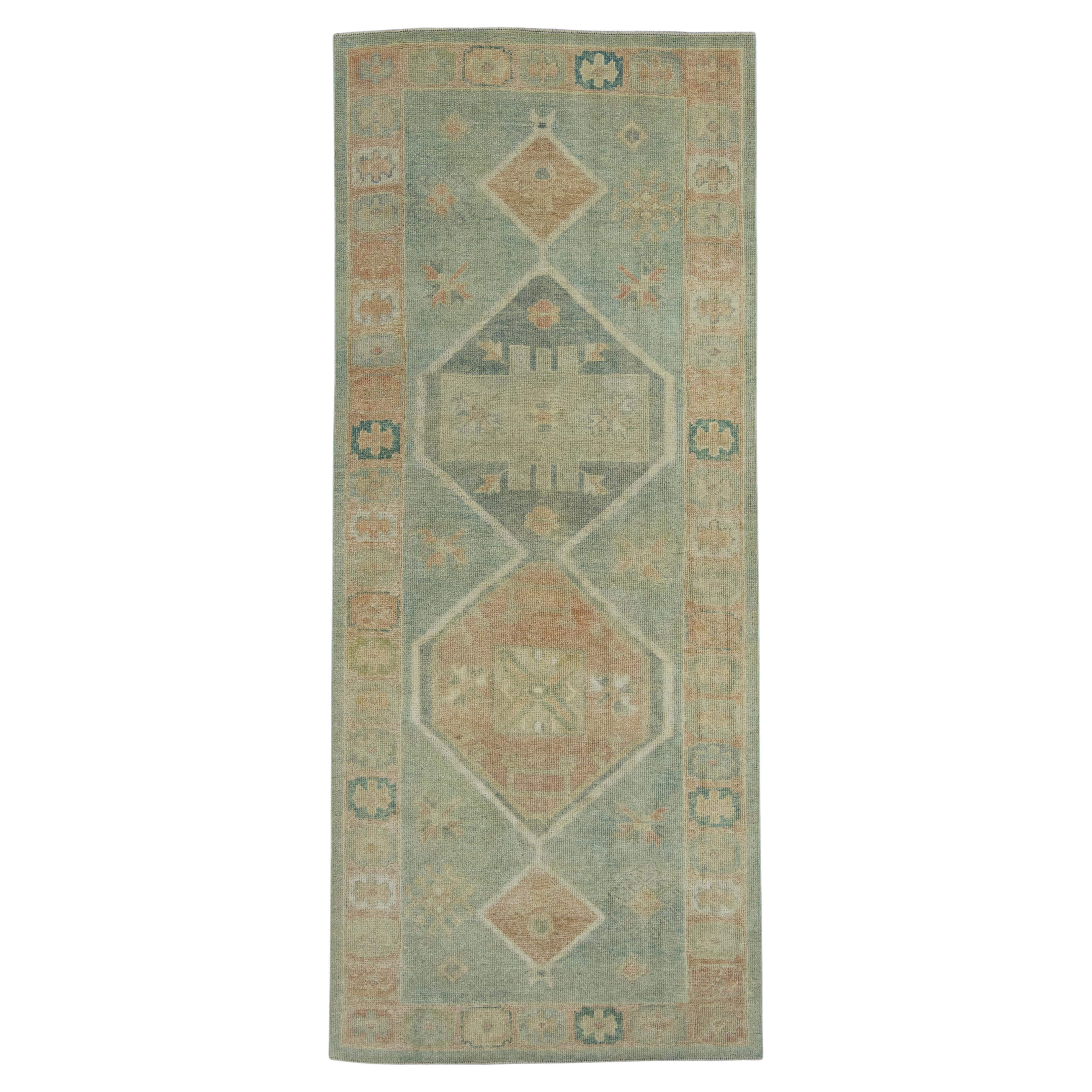 Turkish Oushak Rug 4' x 9'6" #18017