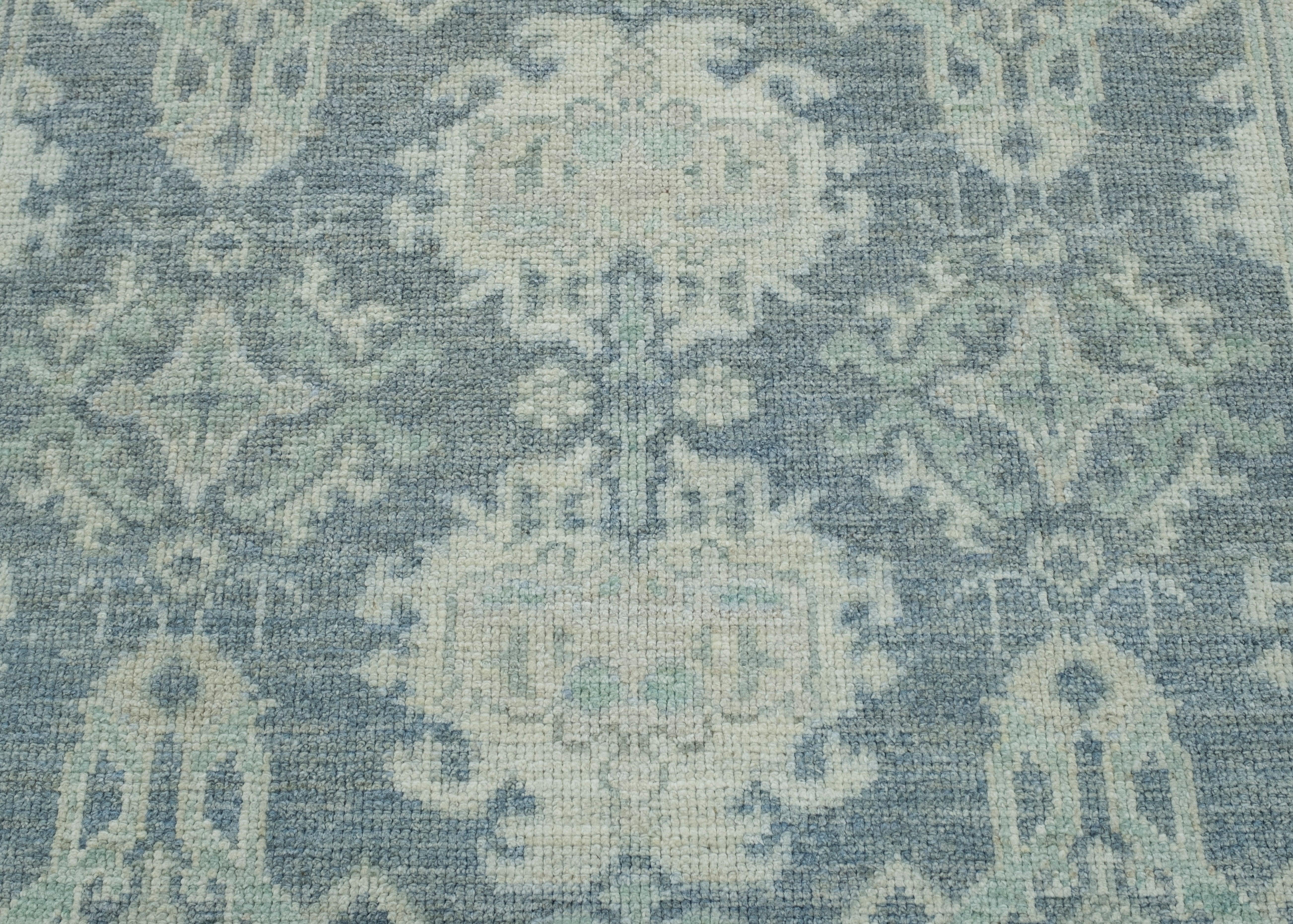 Contemporary Turkish Oushak Rug 4'1