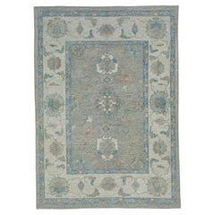 Turkish Oushak Rug 4'10" x 6'9" #17928