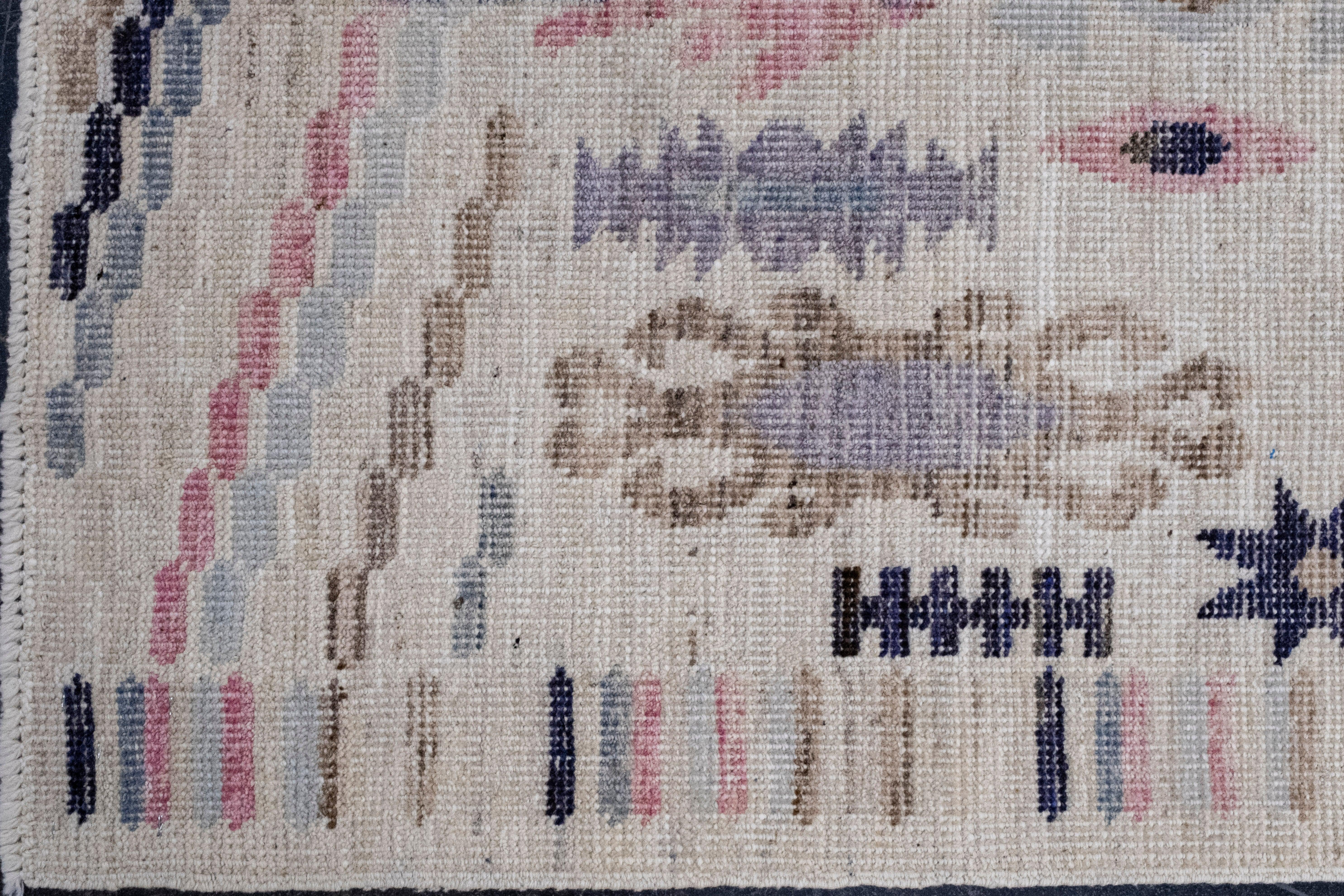 Turkish Oushak Rug 4'2