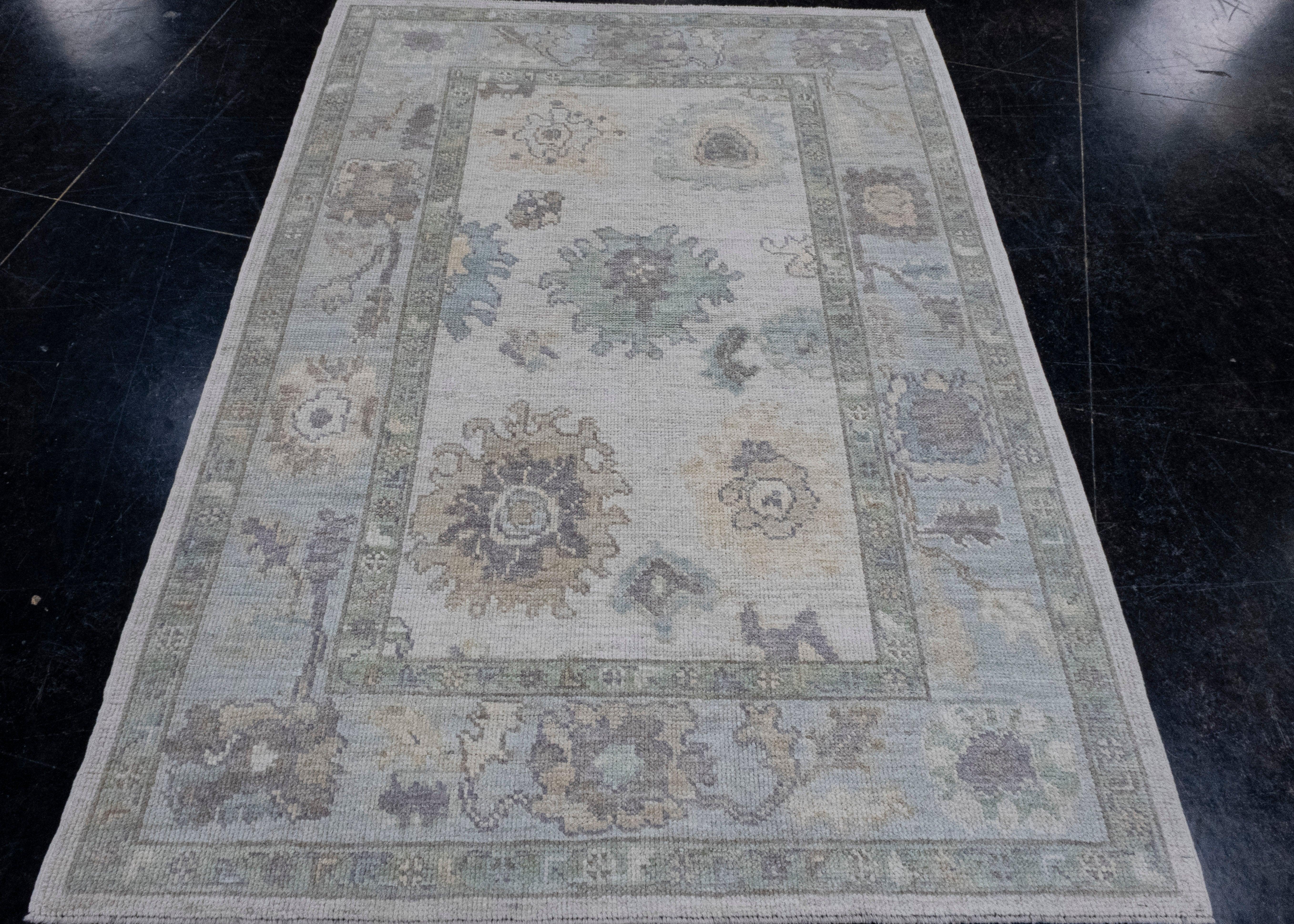 Alfombra turca Oushak 4'4