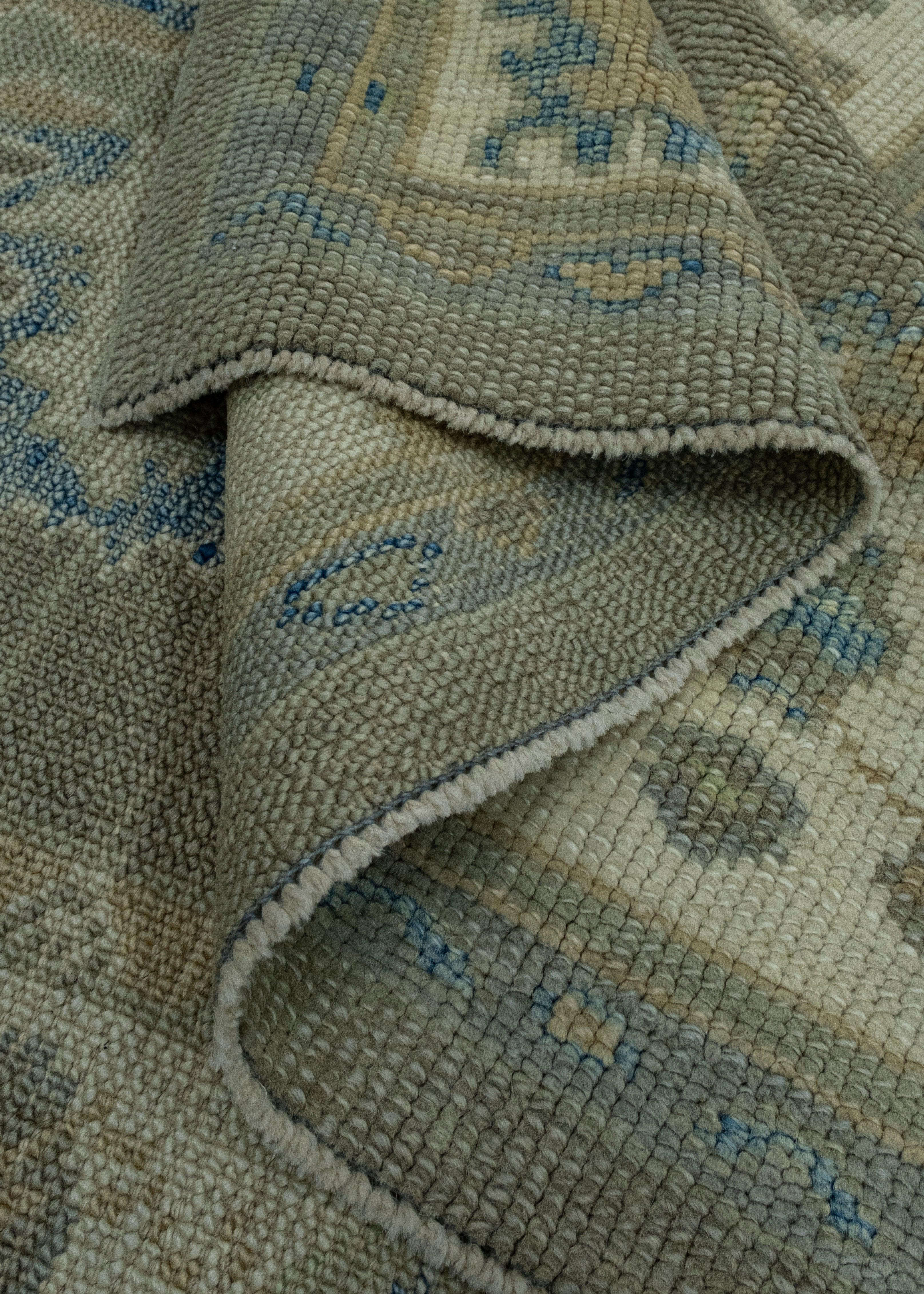 Turkish Oushak Rug 4'5