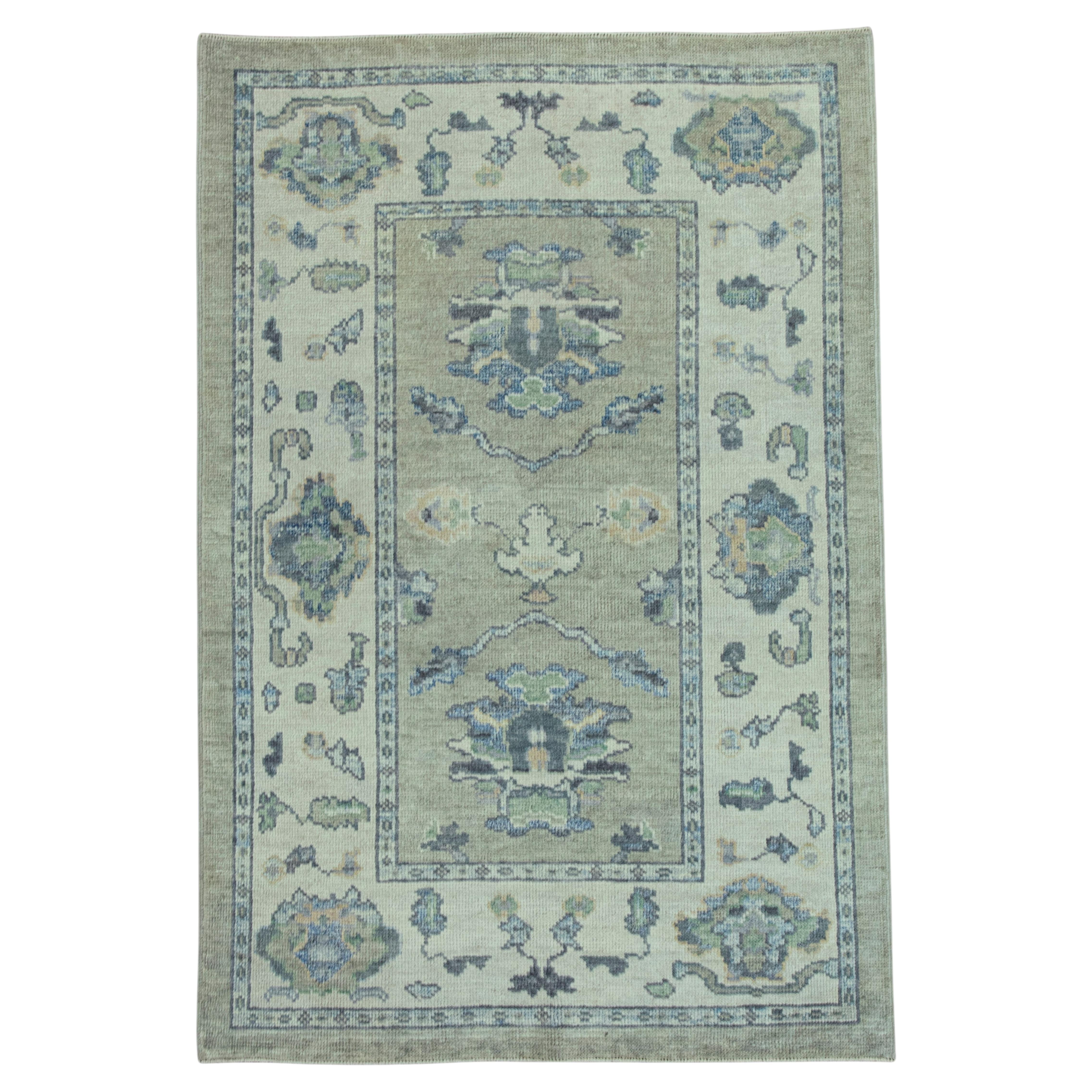 Turkish Oushak Rug 4'x 6' #19172